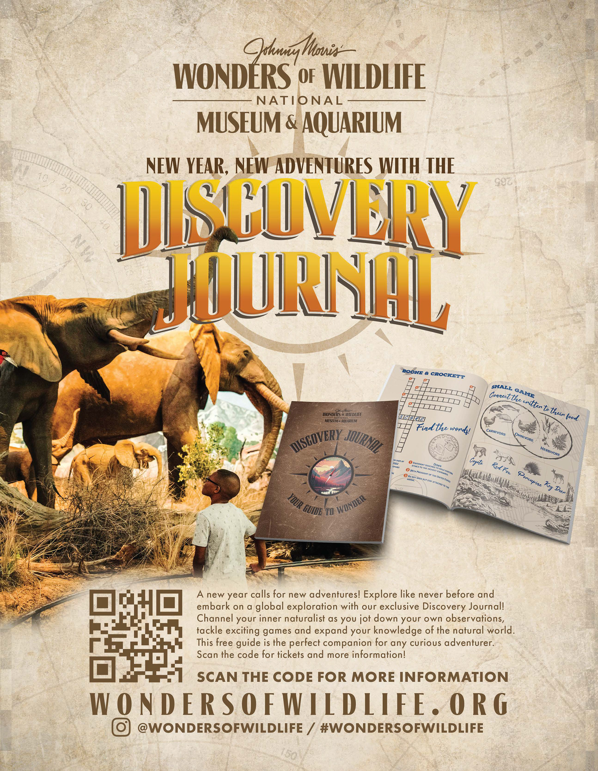 Wonders of Wildlife Discovery Journal Ad