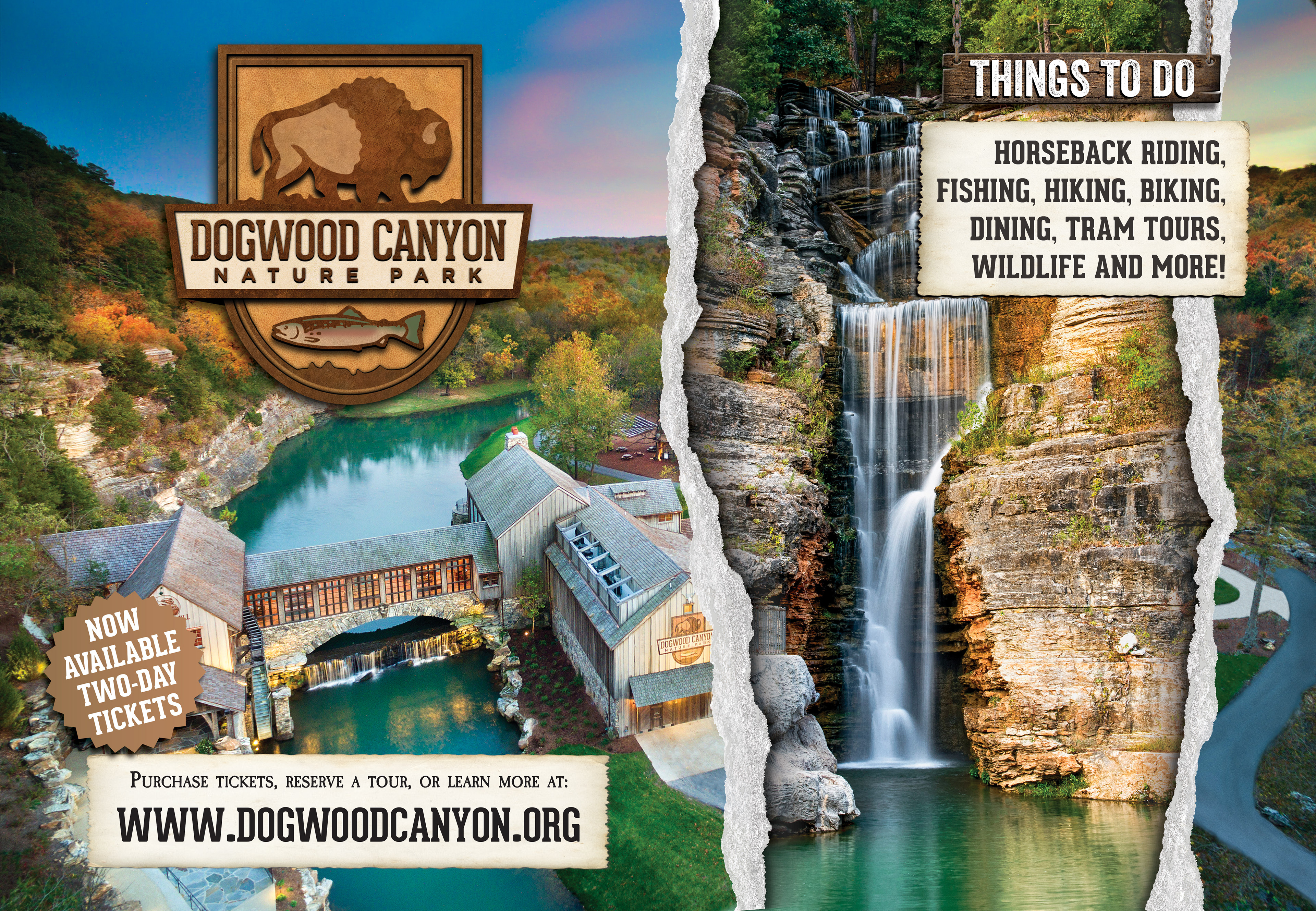 Dogwood Canyon 2-Page Spread