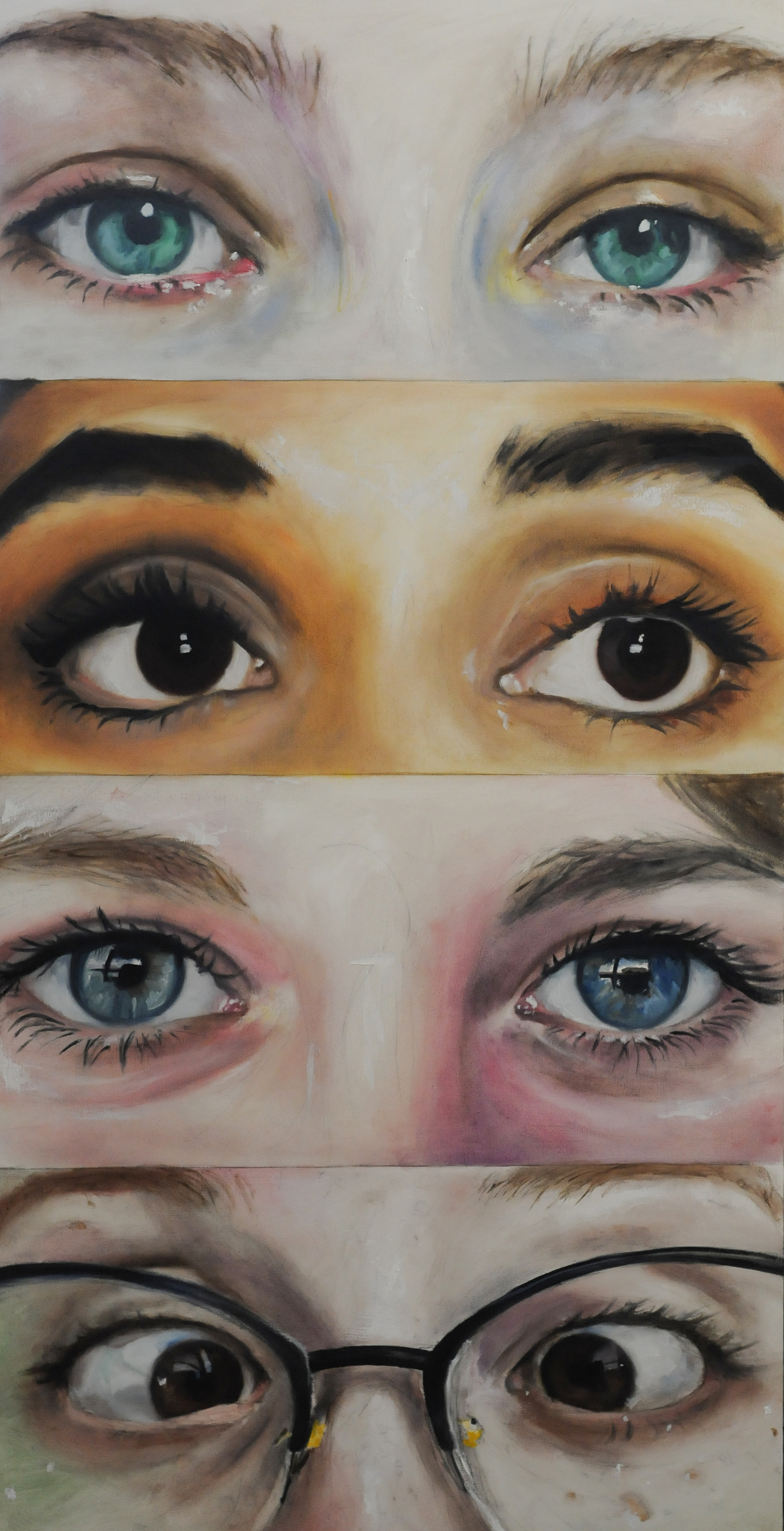 Why the Long Face? (Oil on panel, 24x48 in, 2020)