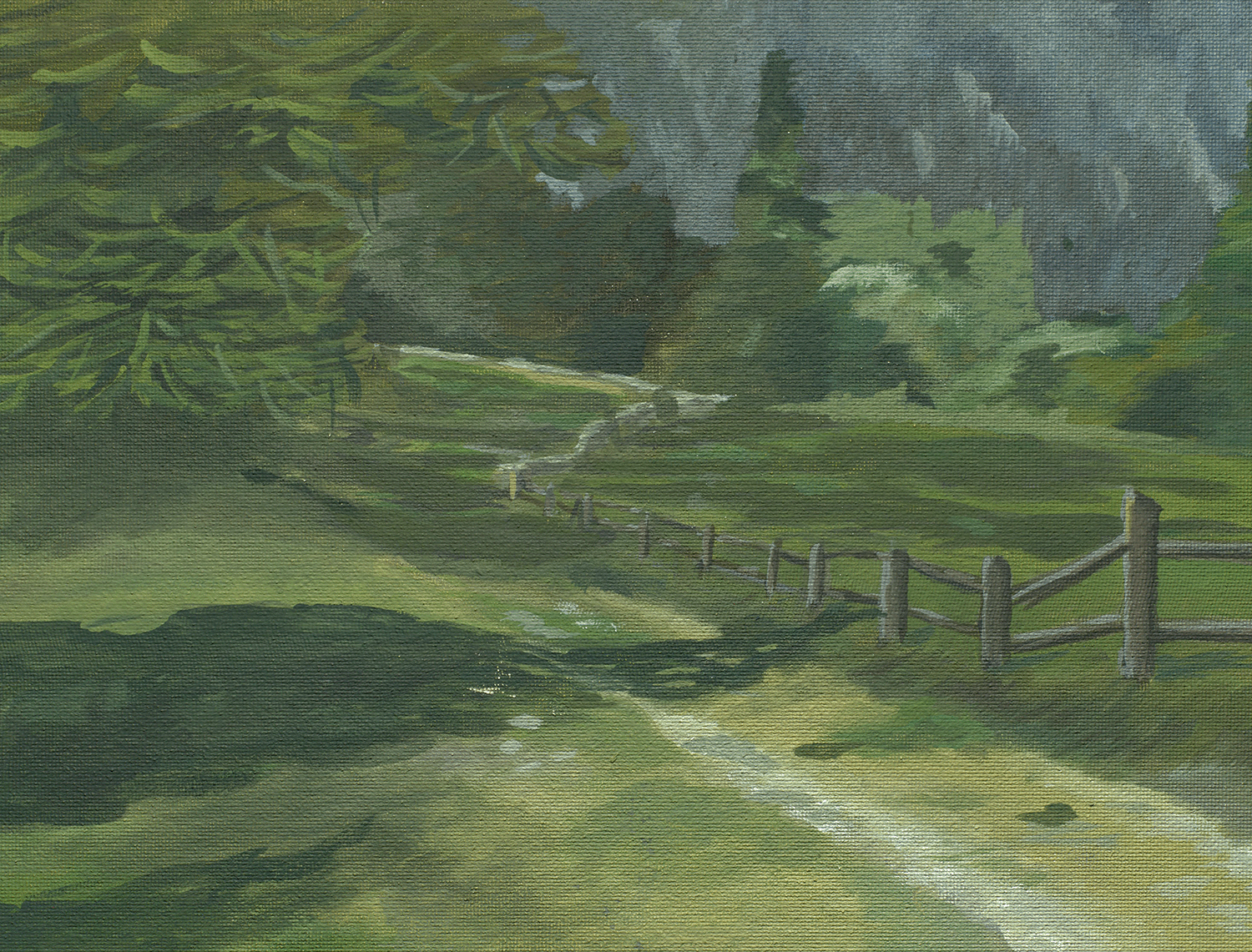 Weg in den Wald