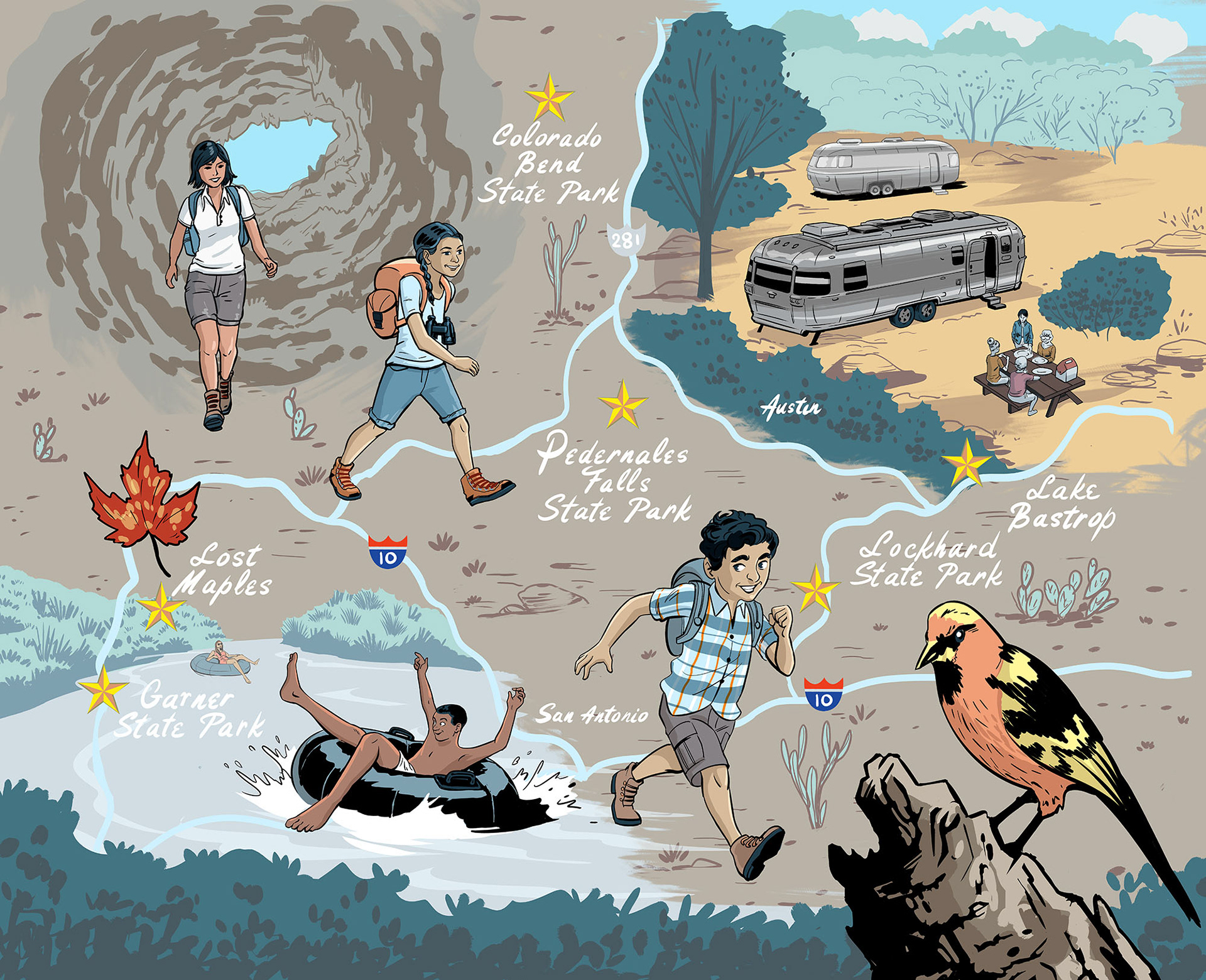 Texas Map, Austin Monthly