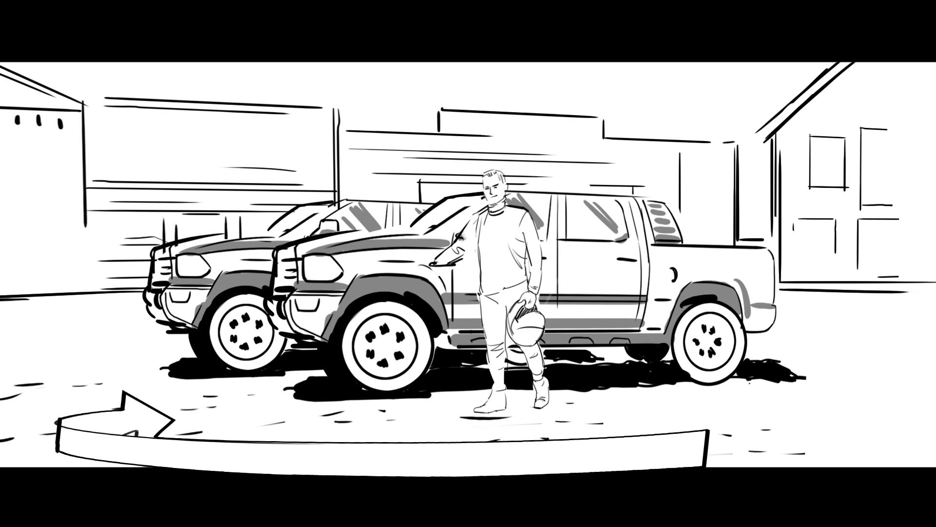 Ram, Shooting. Boards