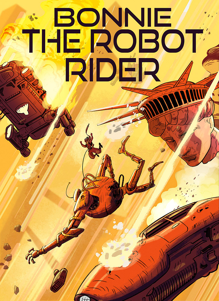 Bonnie the Robot Rider, Cover Art