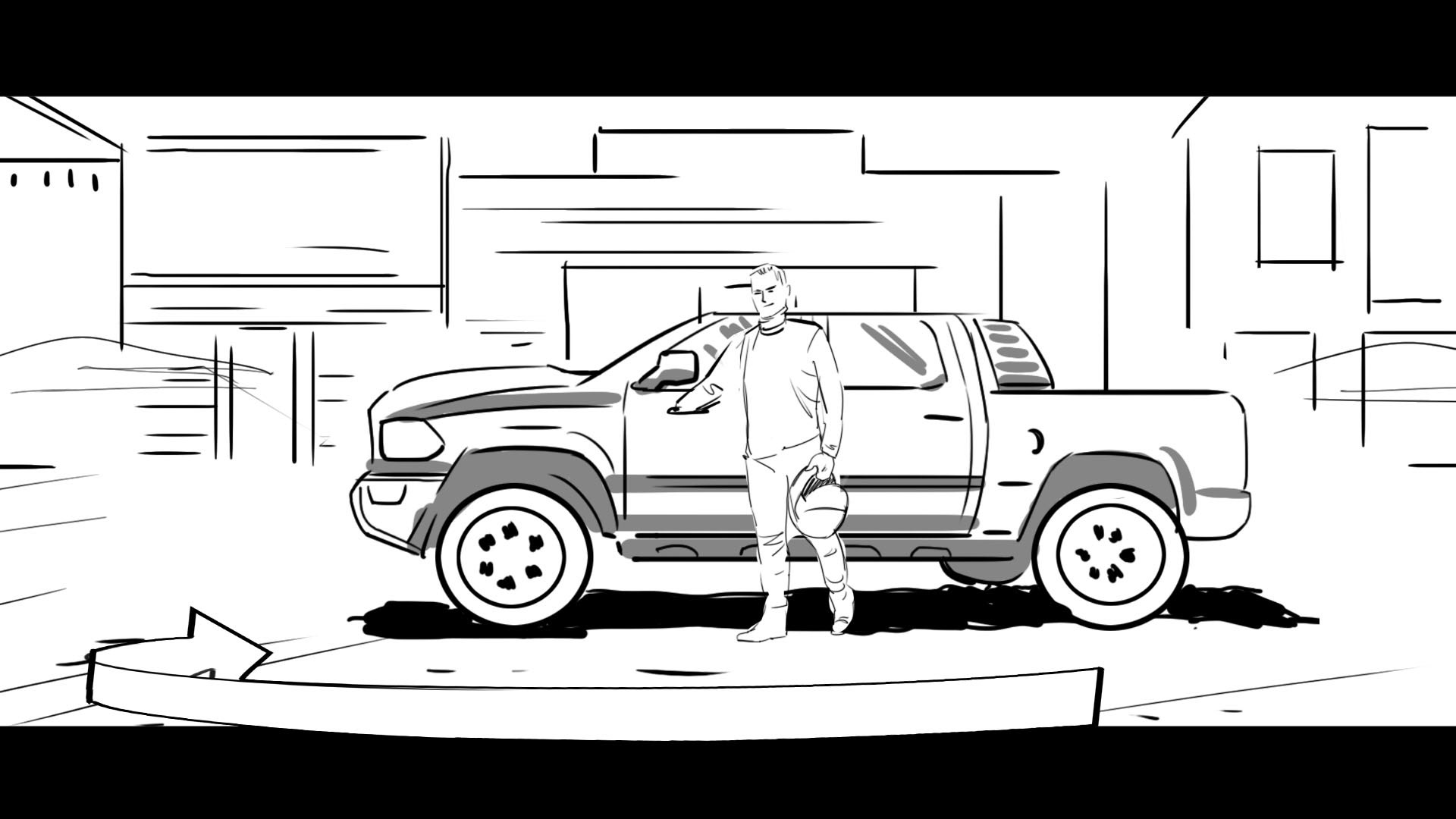 Ram, Shooting. Boards
