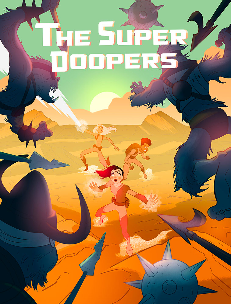 The Super Doopers, Cover Art
