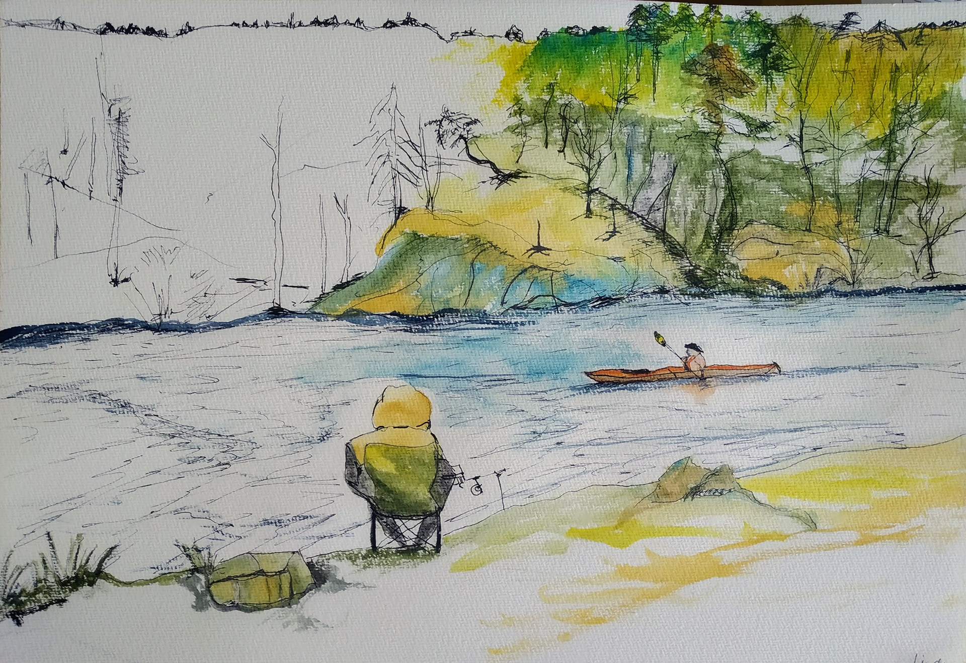 Octopoda "Peace at The Lake"