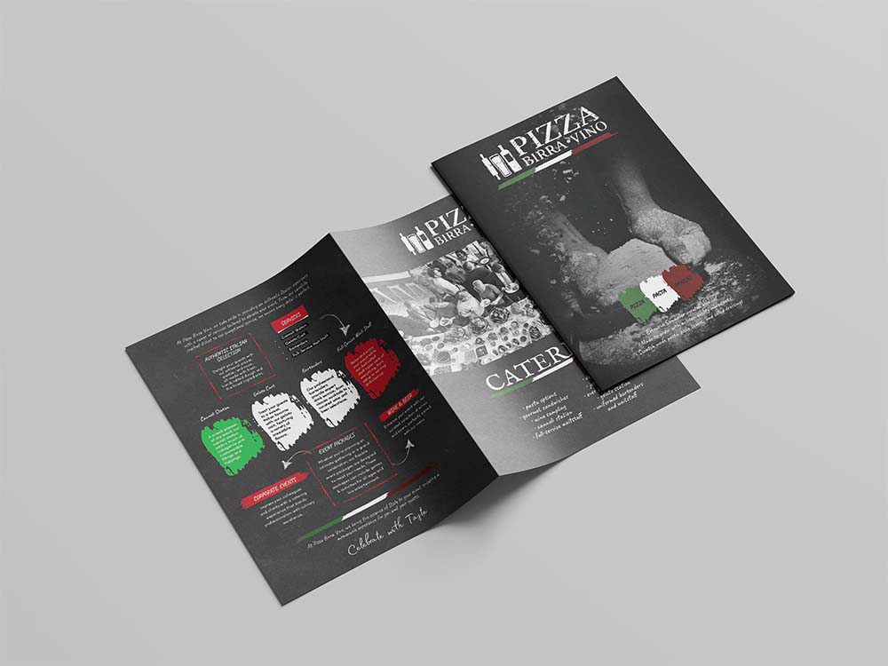 catering menu exterior