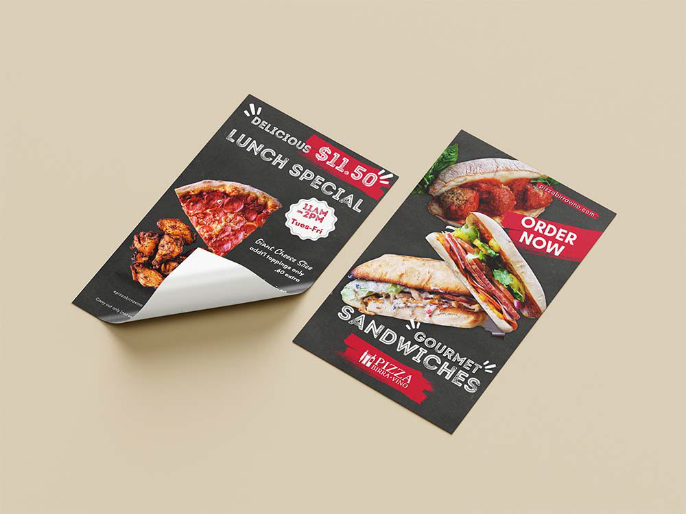 lunch special flyers