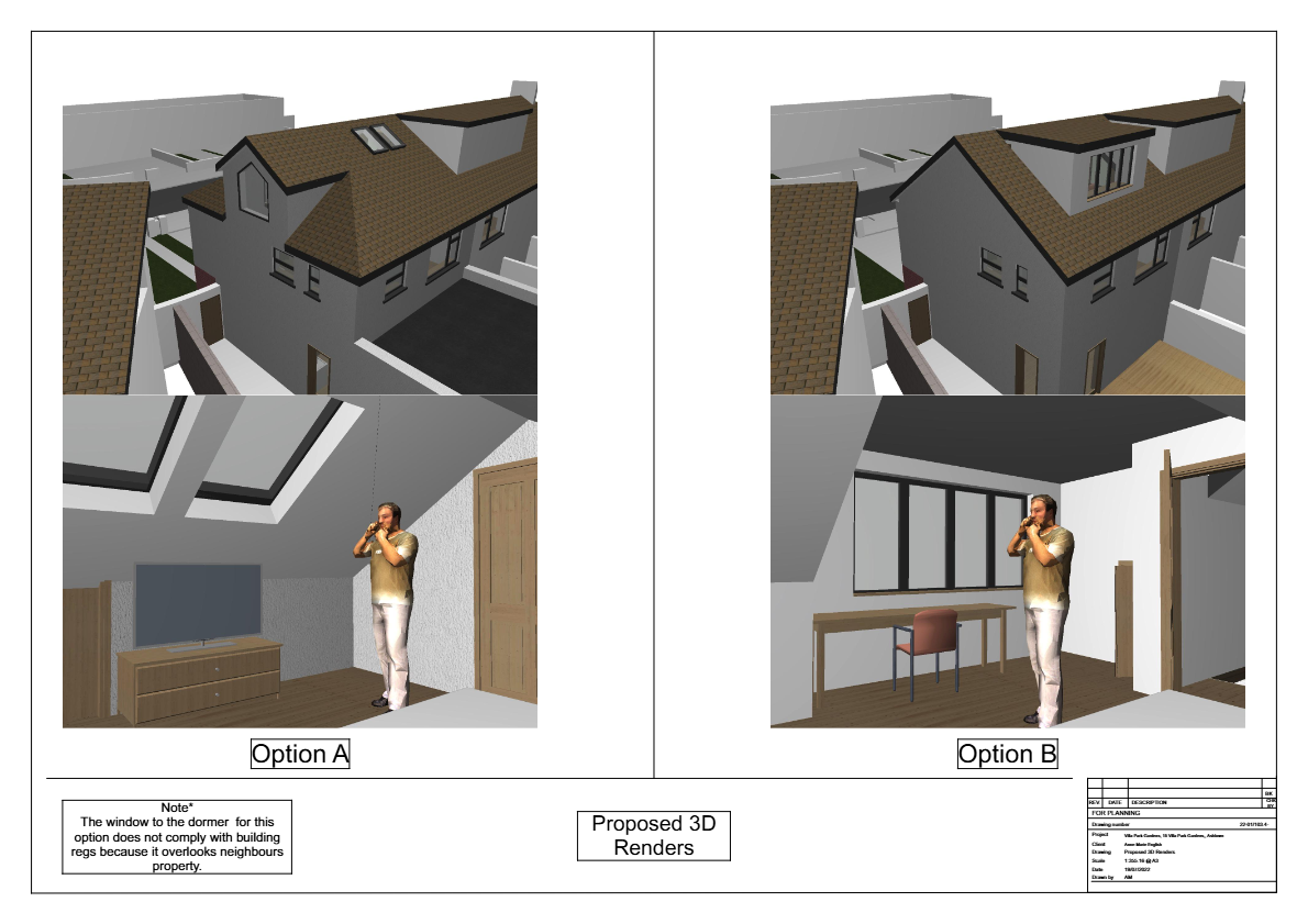 Proposed 3D Render Options