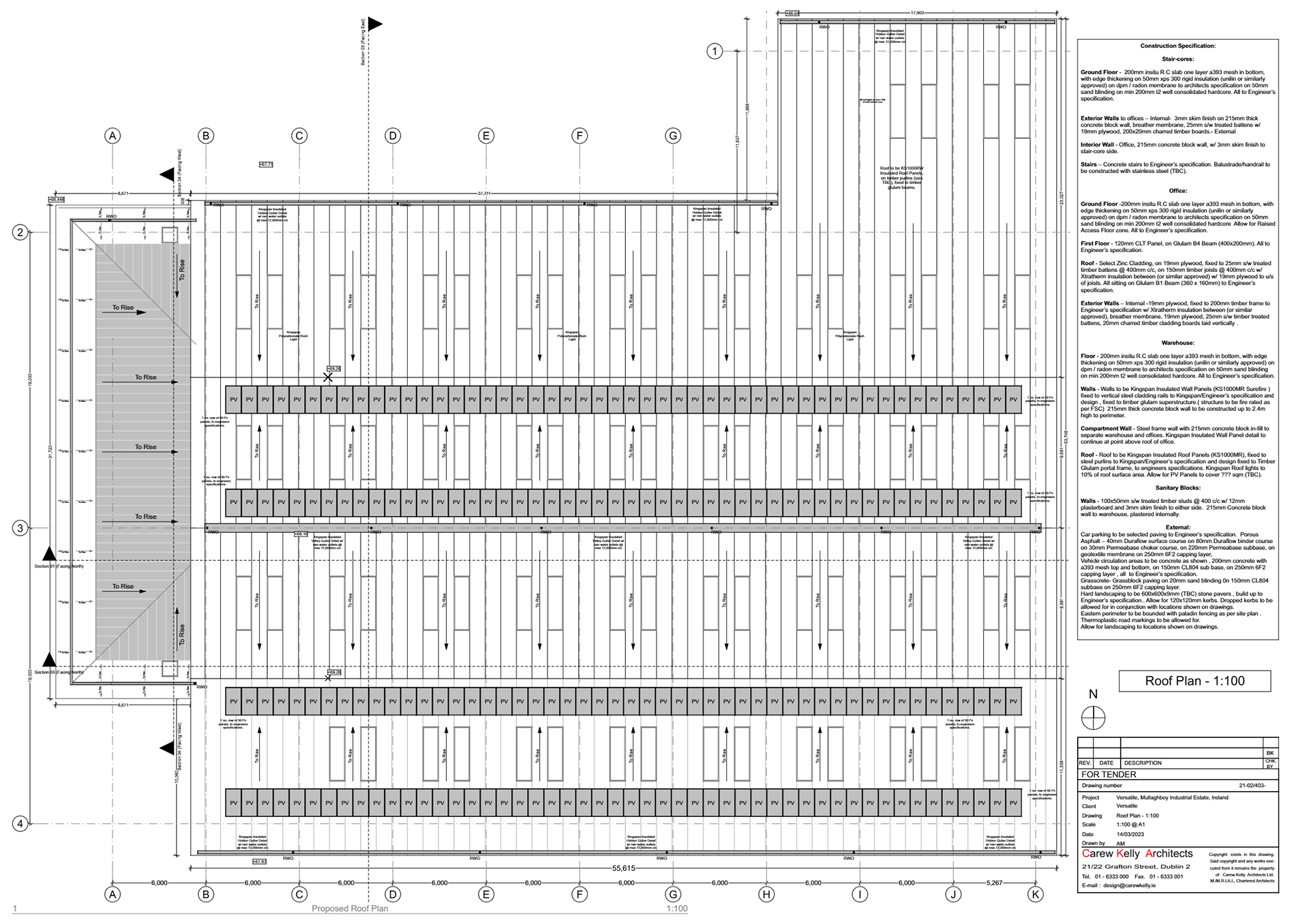 Proposed Roof Plan