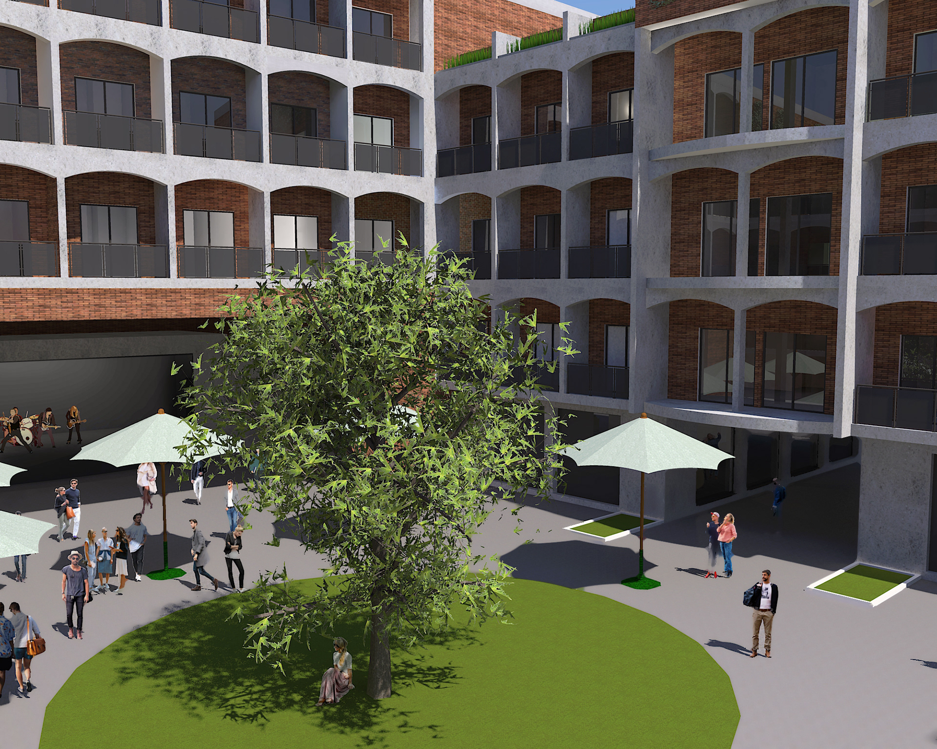 View of External Courtyard