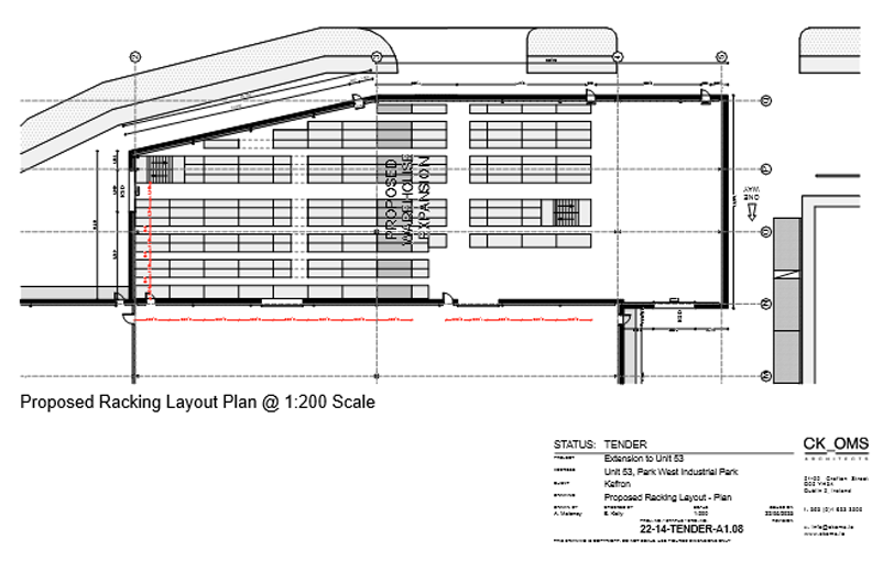 Proposed Racking Plan