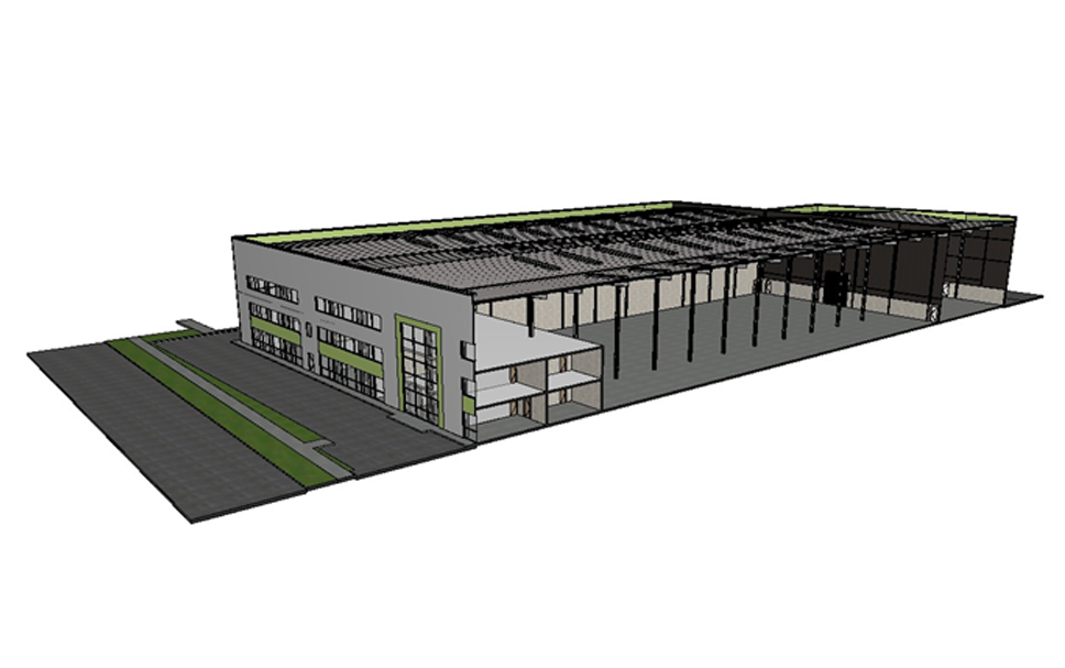 Section through 3D Model