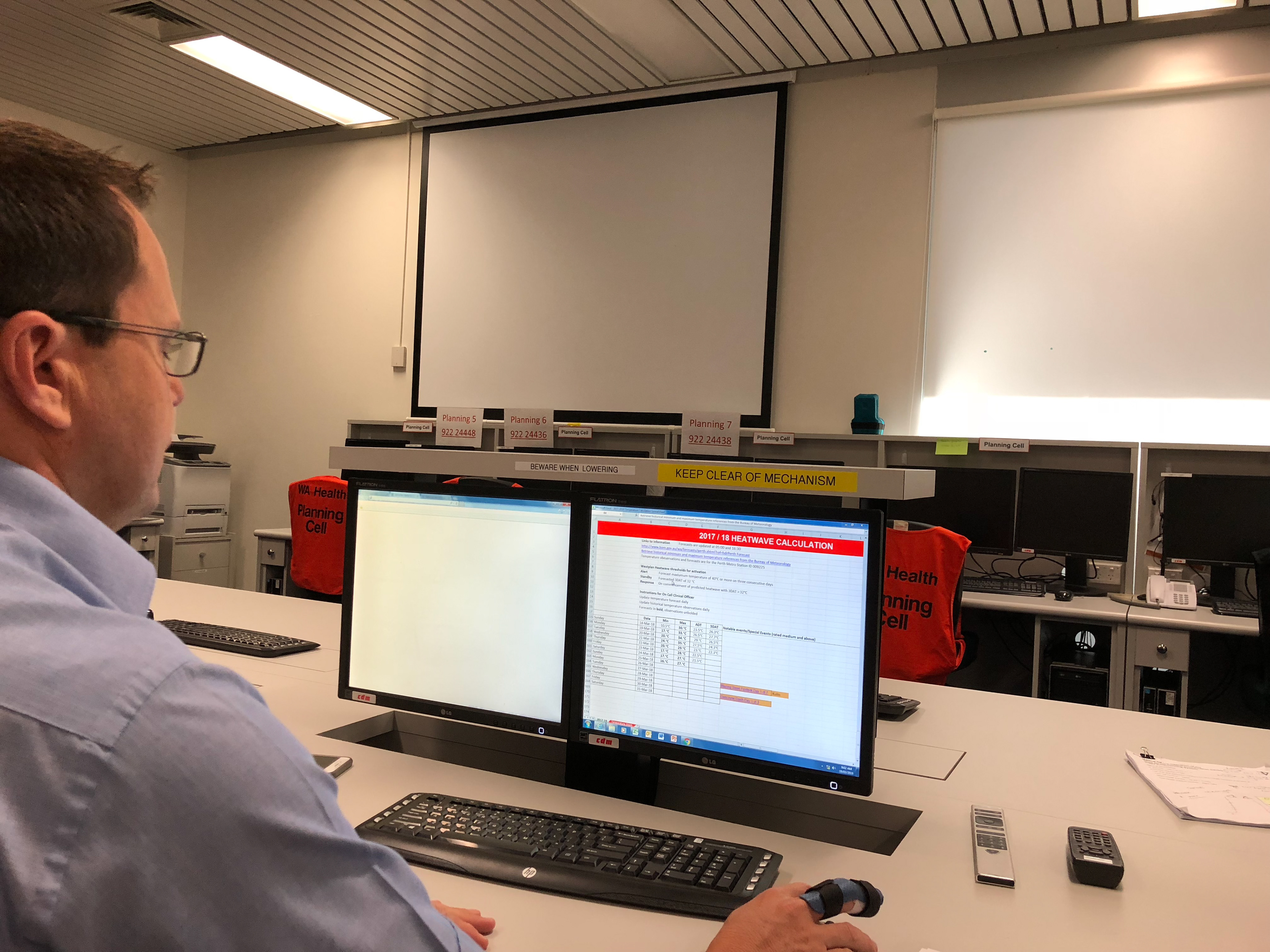 Interview with emergency organisation