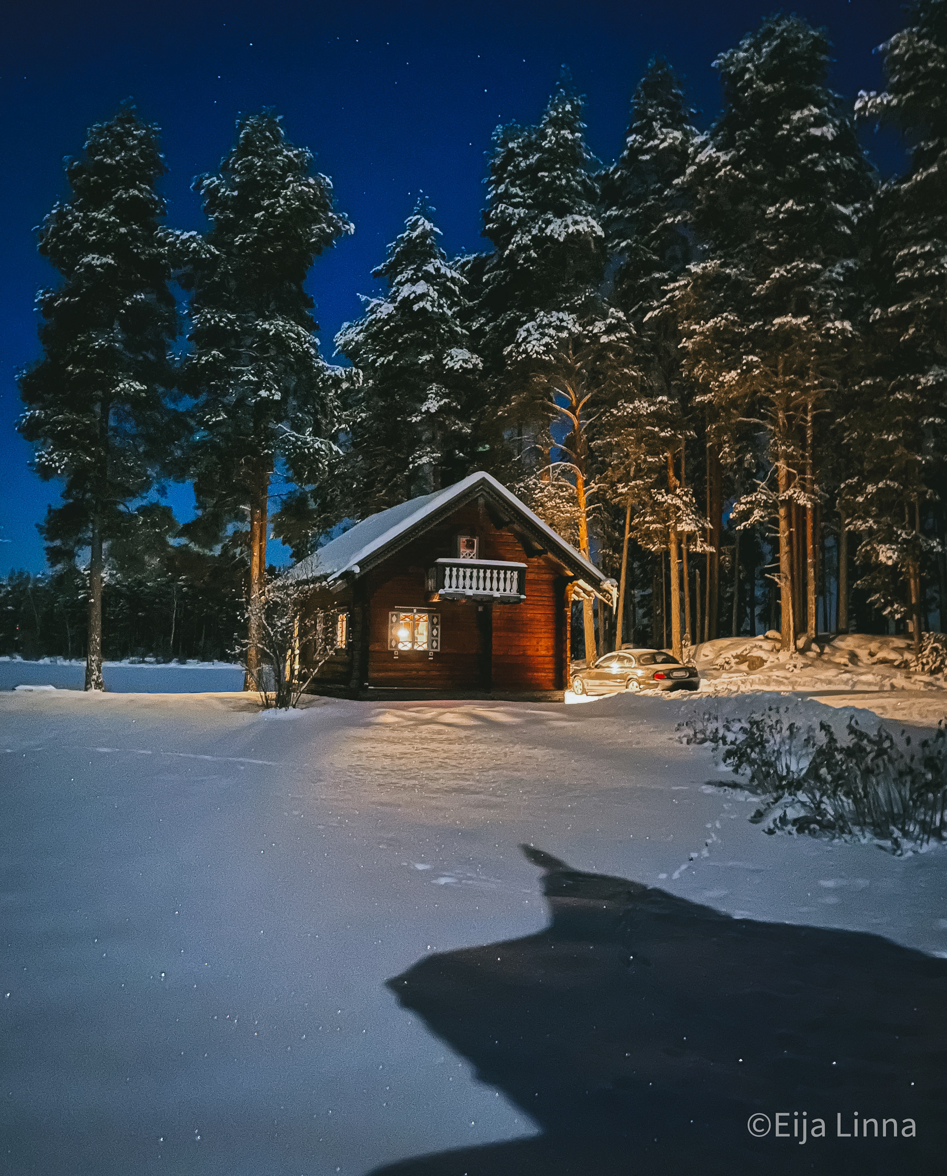 Mökki talvella / Winter cabin