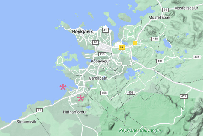 Hafnarfjorthur Area