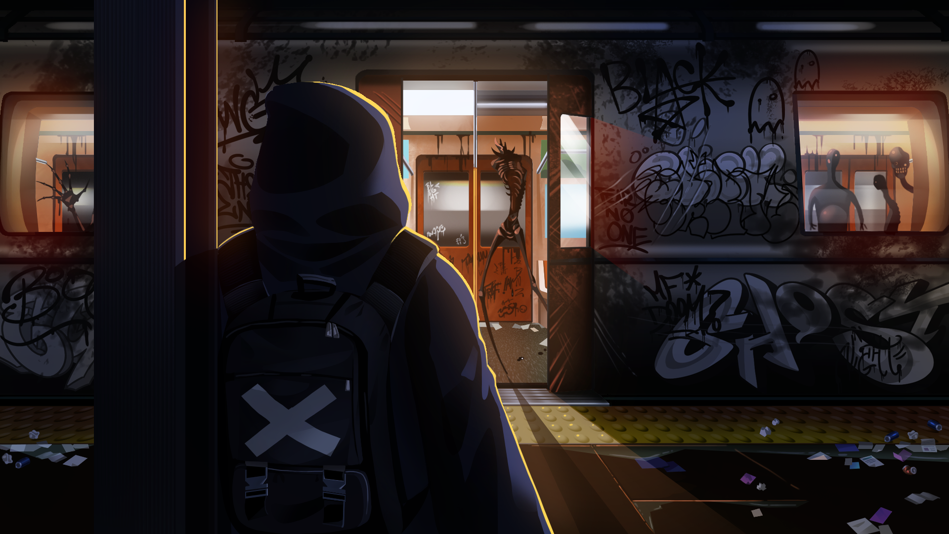"Ghosts of Transit" Doorway Angle Color