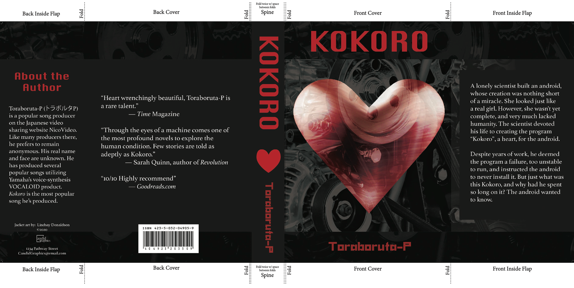 Candid Graphics - Kokoro Book Cover