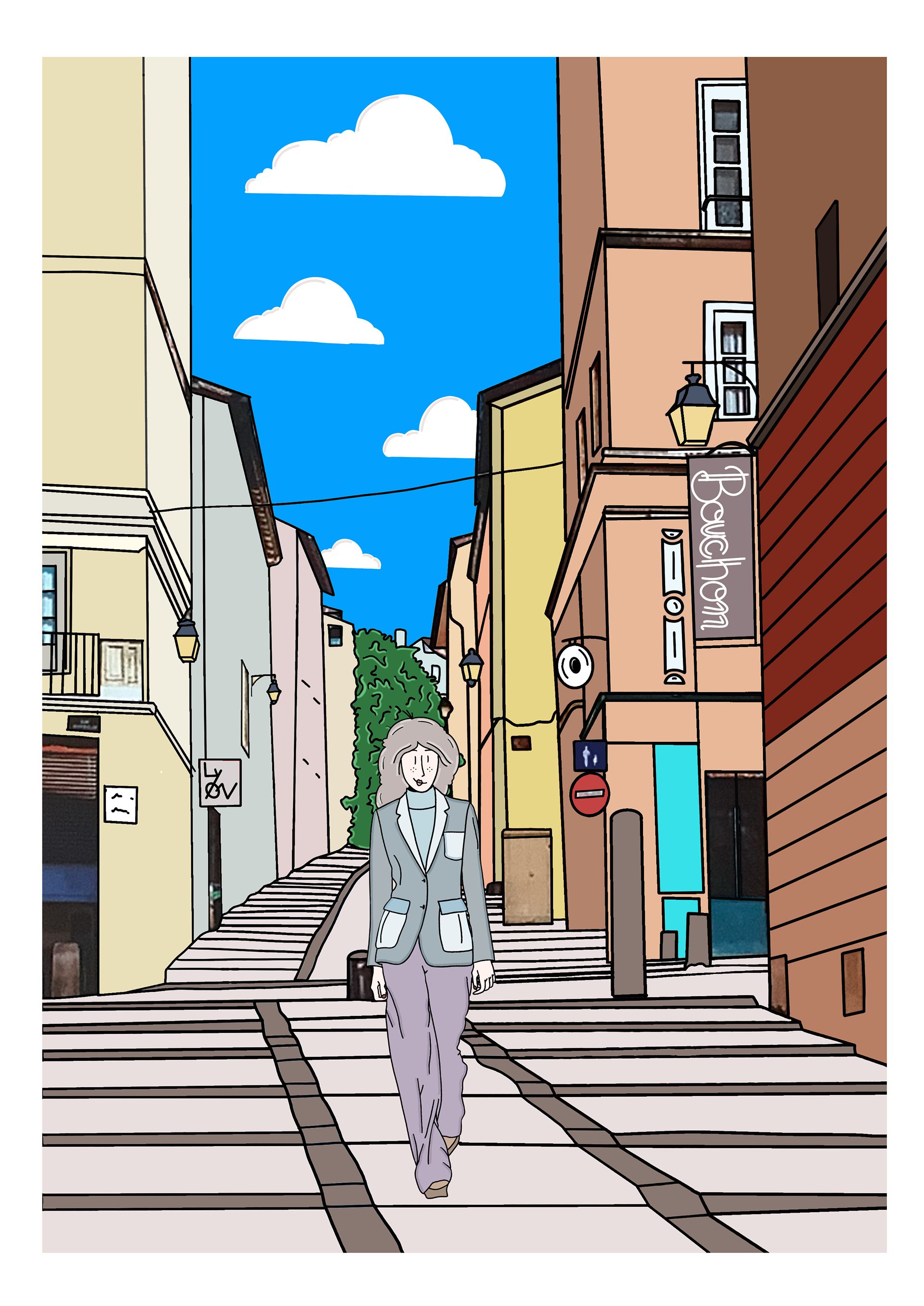 Lyon - dessin personnel