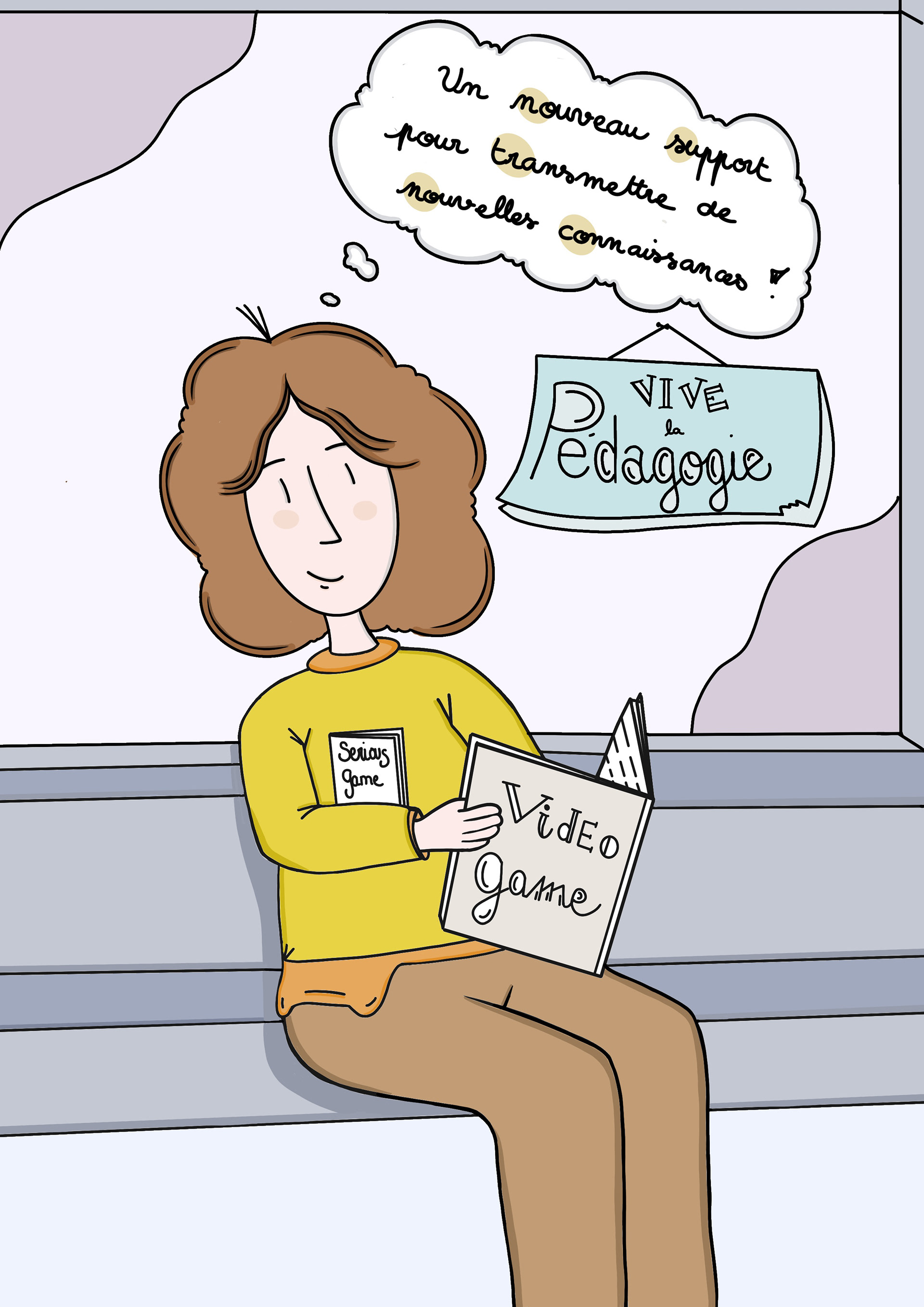 Autoportrait - dessin personnel