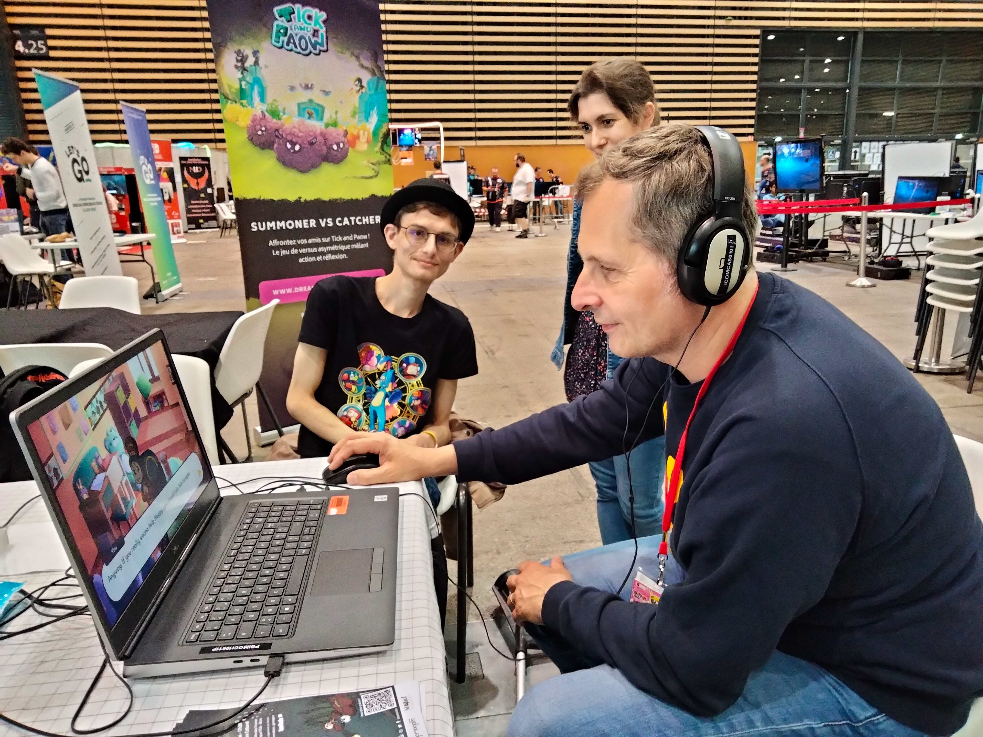 Marc Lacombe alias "Marcus" teste notre jeu !