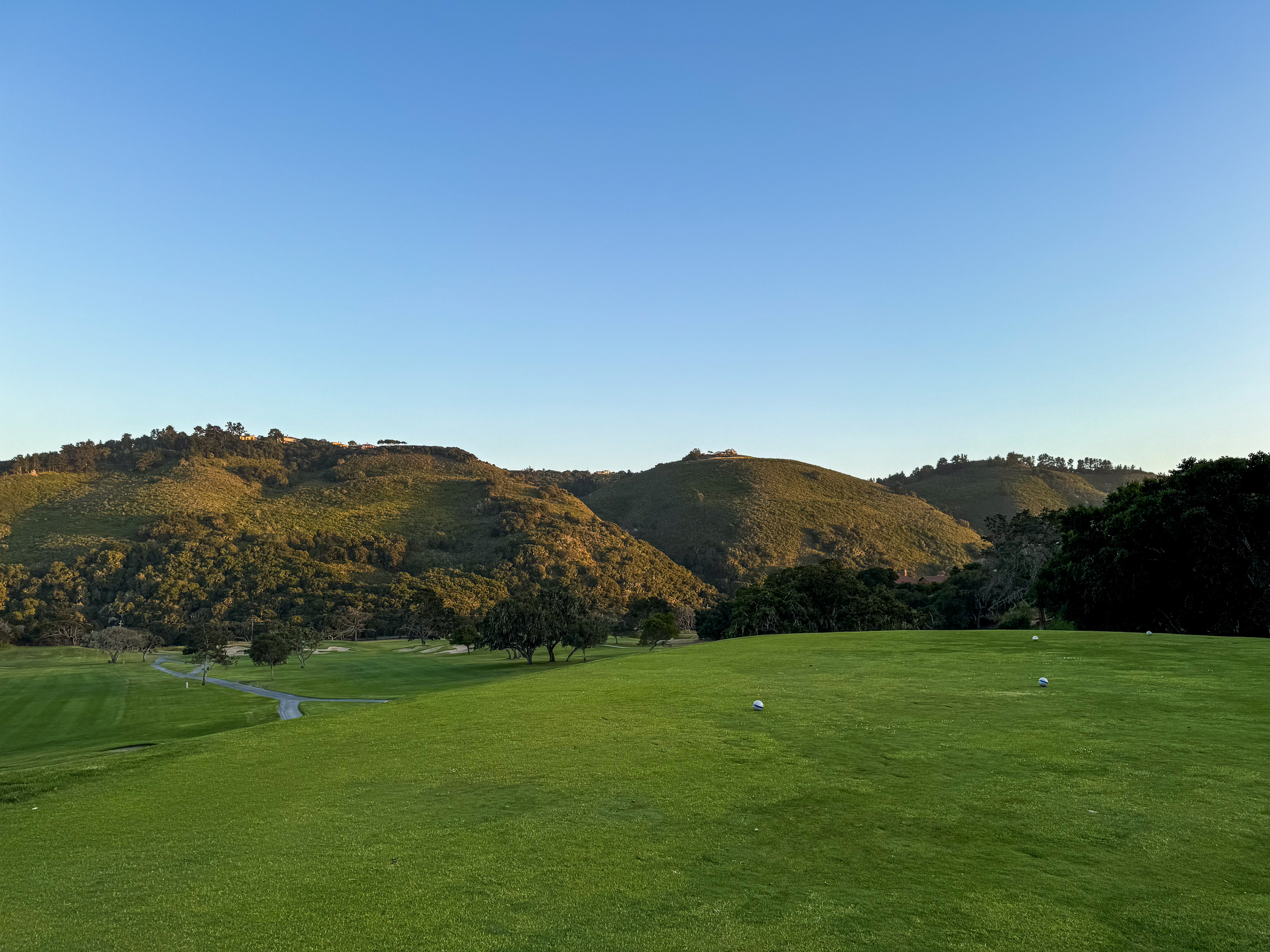 Golden-hour portraits on the fairways at Fairview Laguna Seca in Monterey