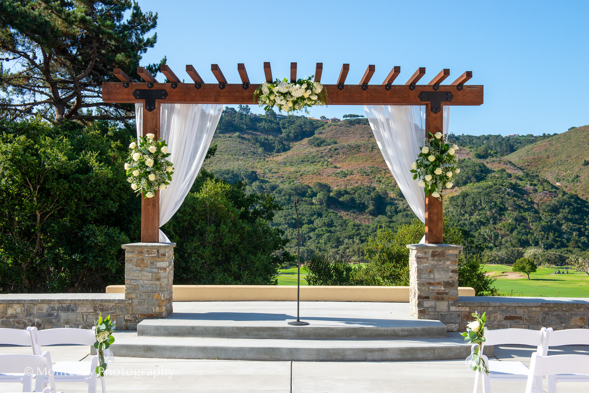 breathtaking views of Fairview Laguna Seca Wedding
