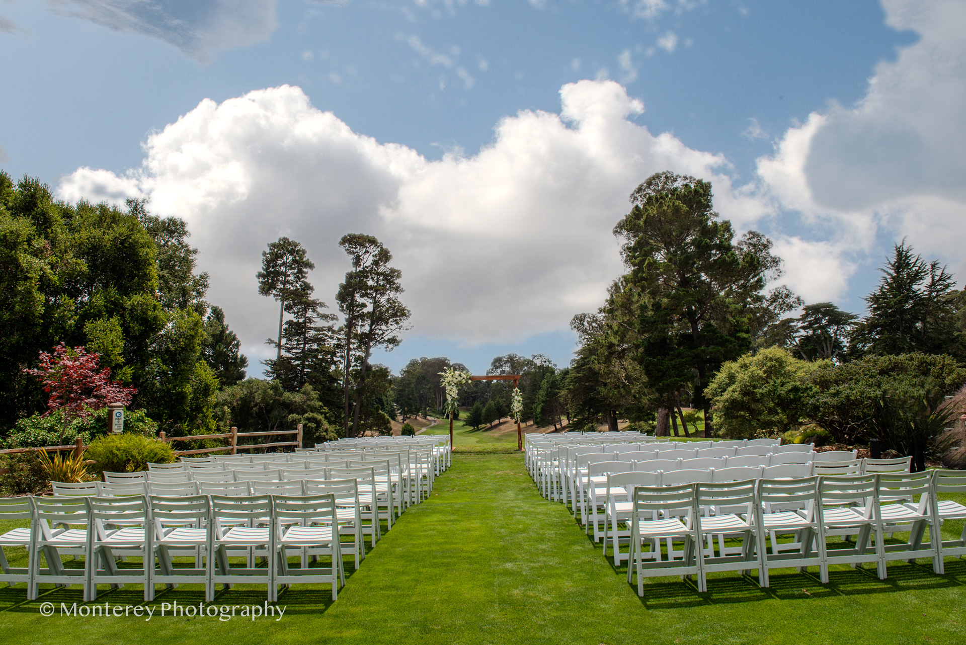 Seascape Golf Club Aptos wedding ceremony