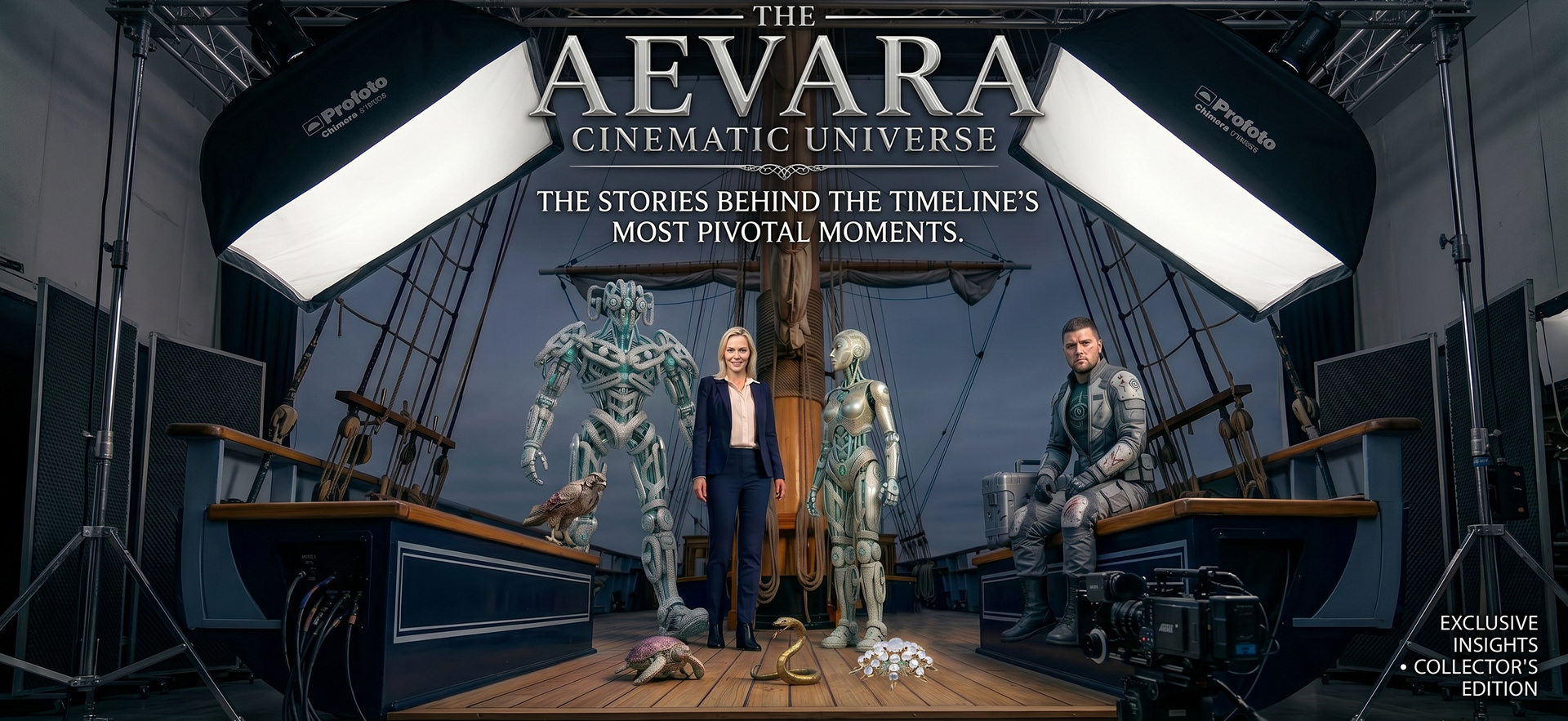 One of the first fully realized cinematic universes created entirely with consumer-tier generative tools by a single filmmaker — its methodology documented in a published two-volume research series