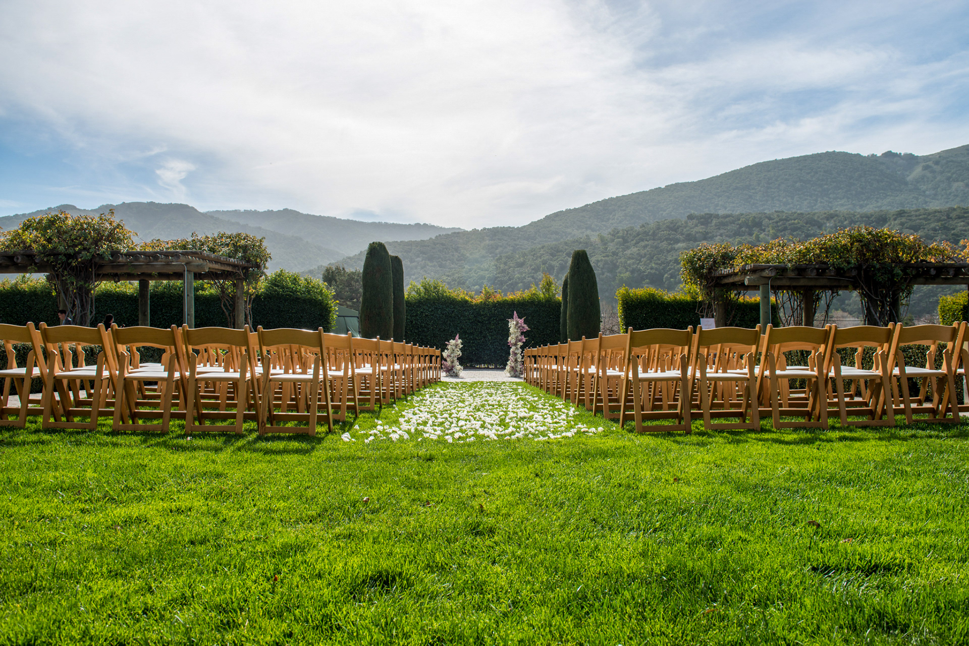 Bernardus Lodge and Spa outdoor ceremony