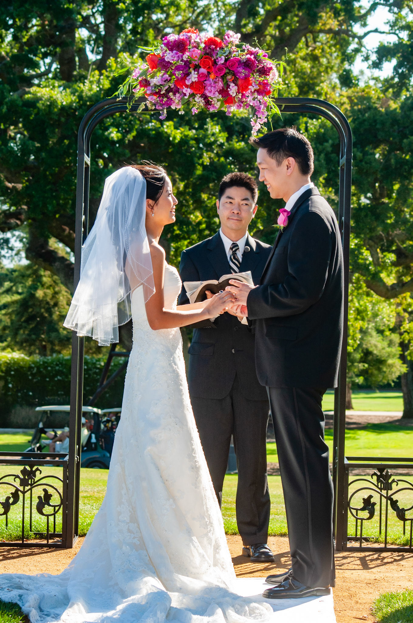 san jose country club wedding photos