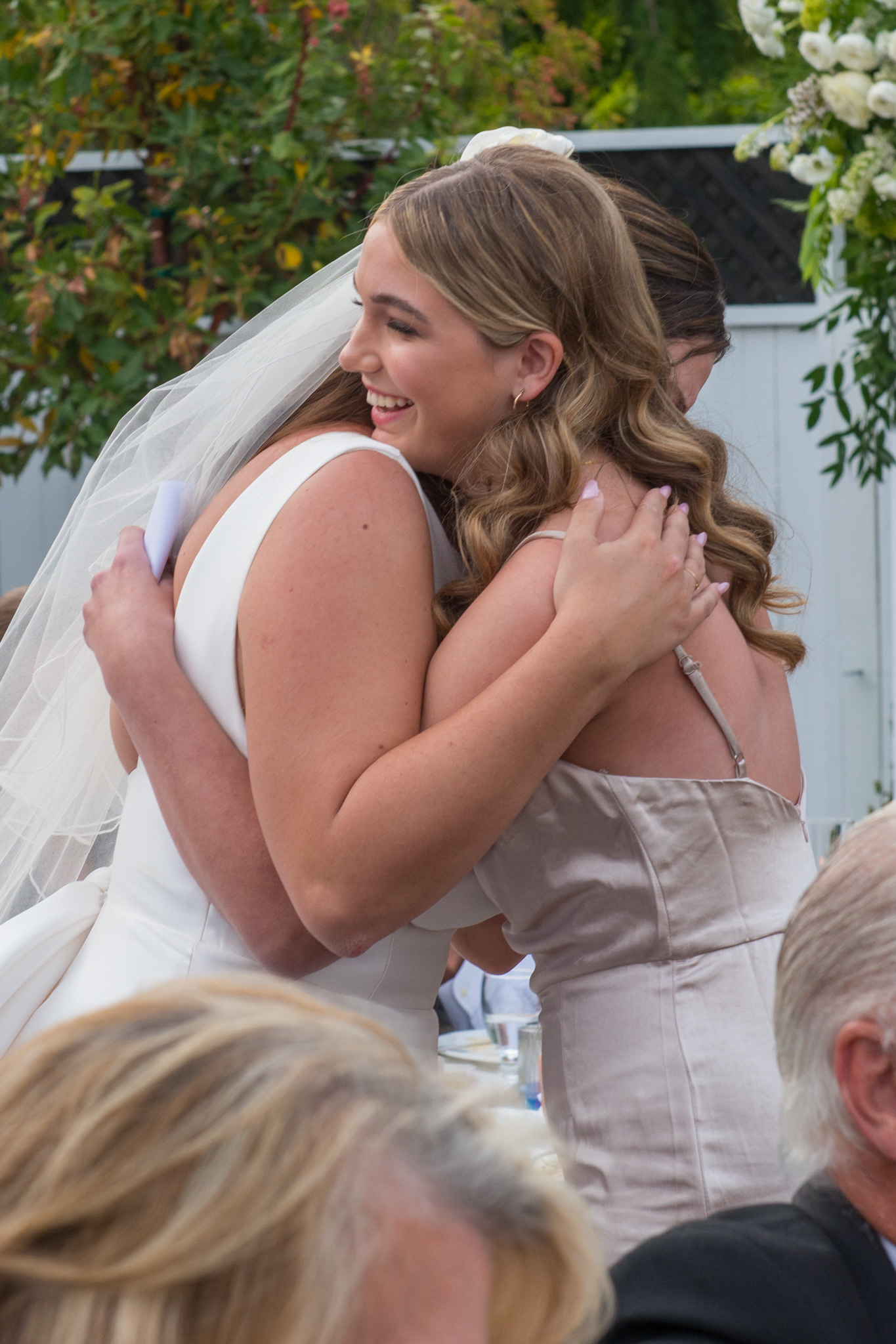 hugging
