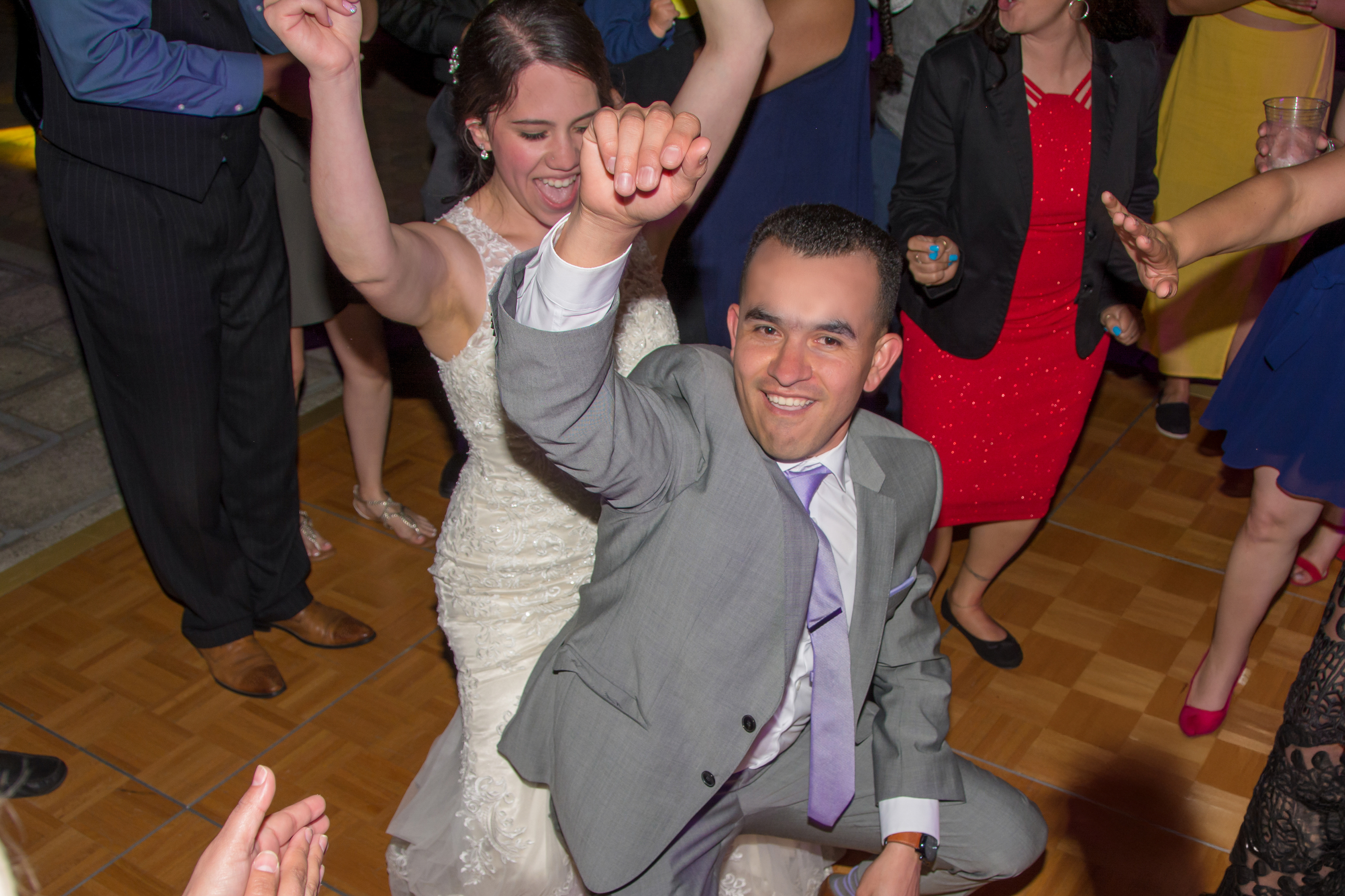 reception fun with monterey photography