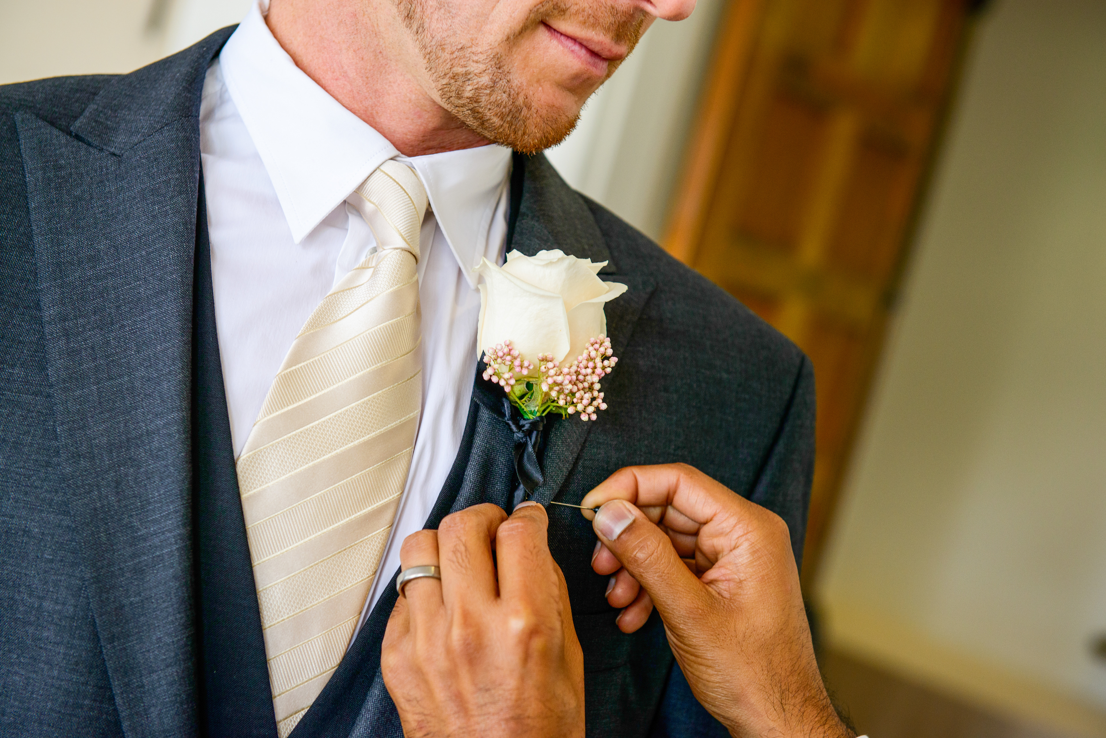 Groom preparation