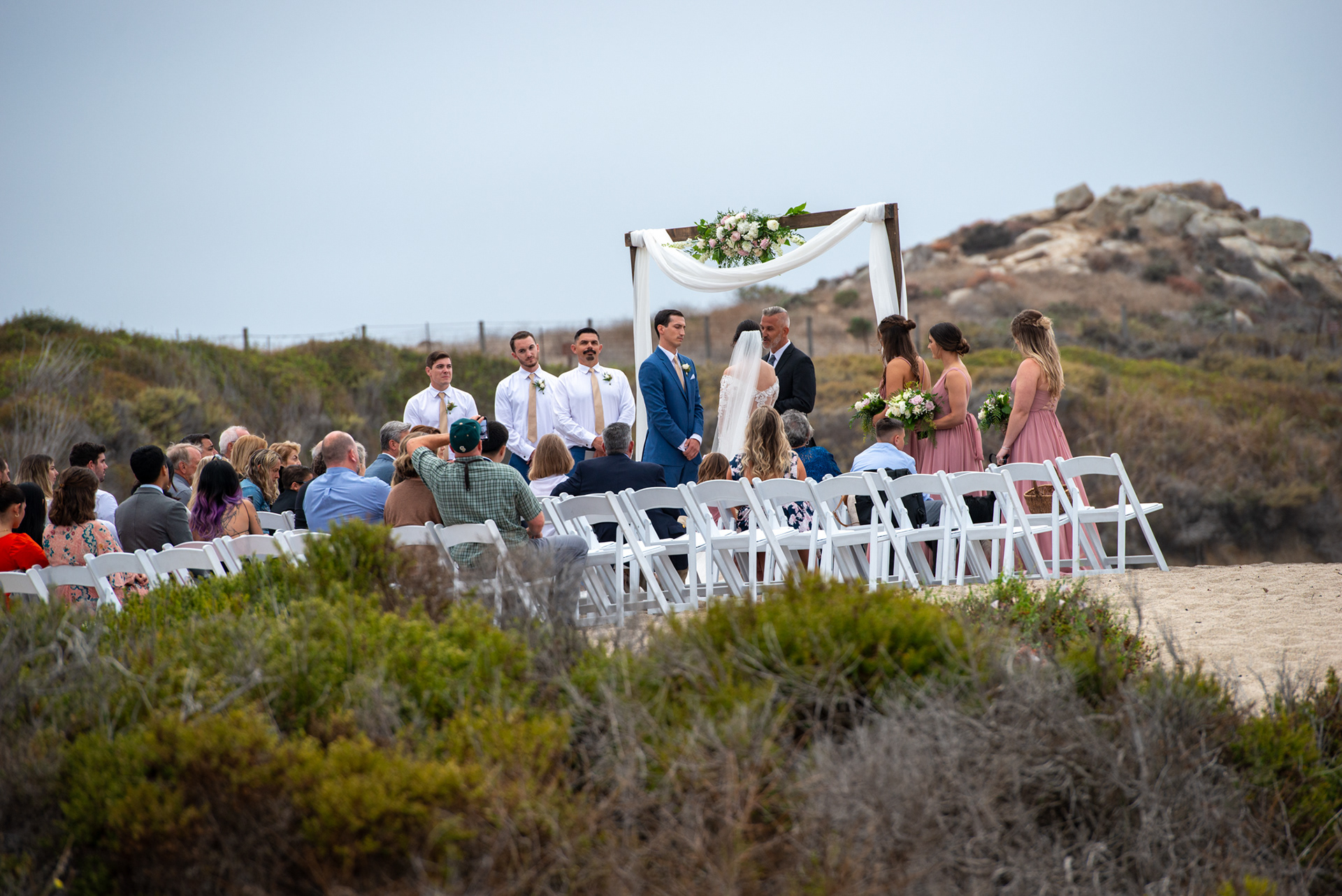 Ceremony at Monastery Beach