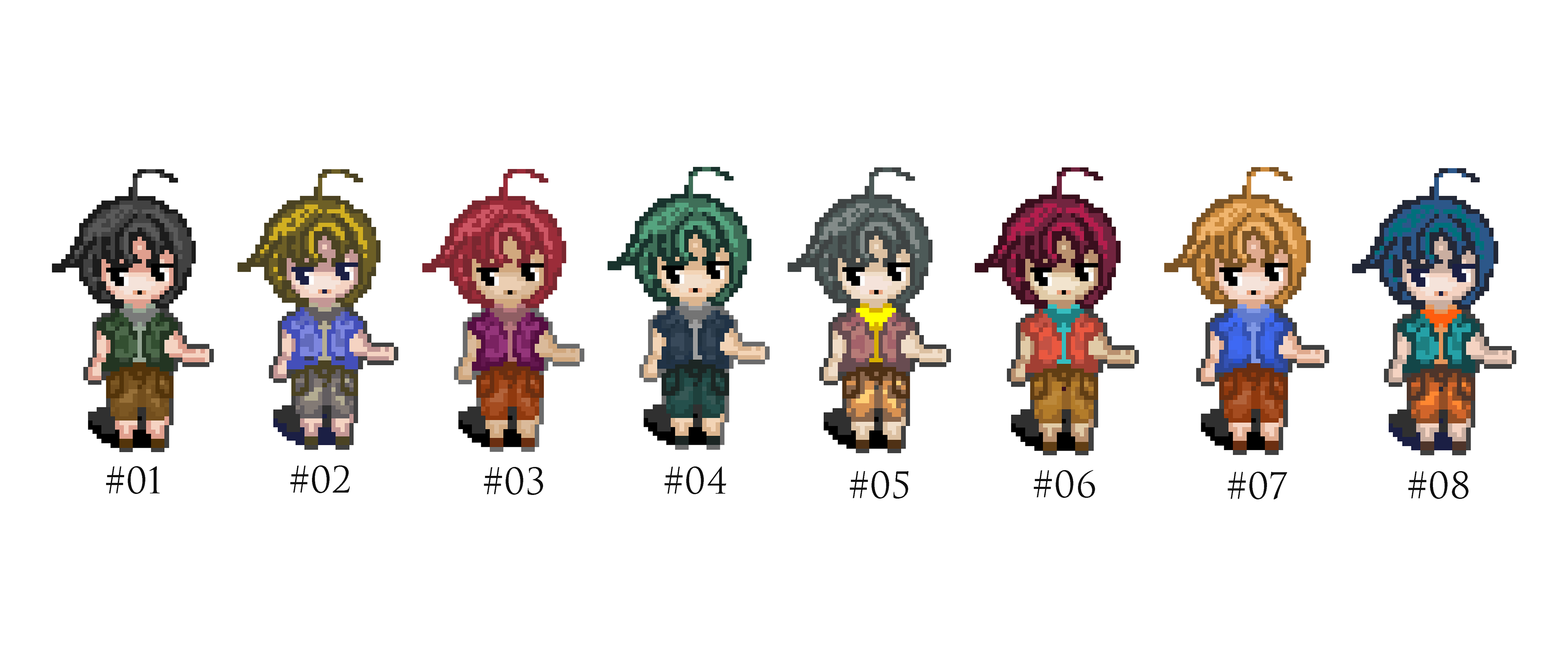 Color variations