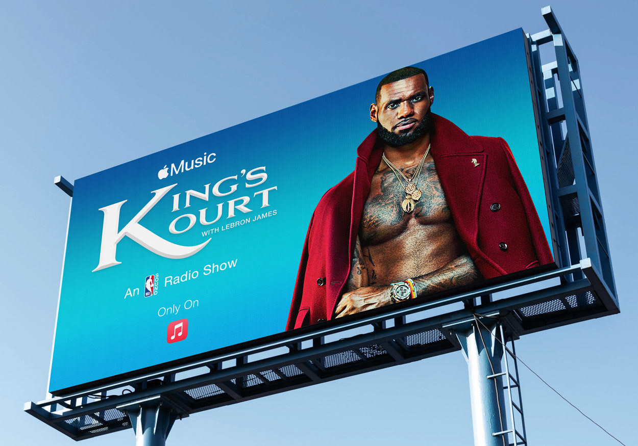 LeBron James Radio Billboard