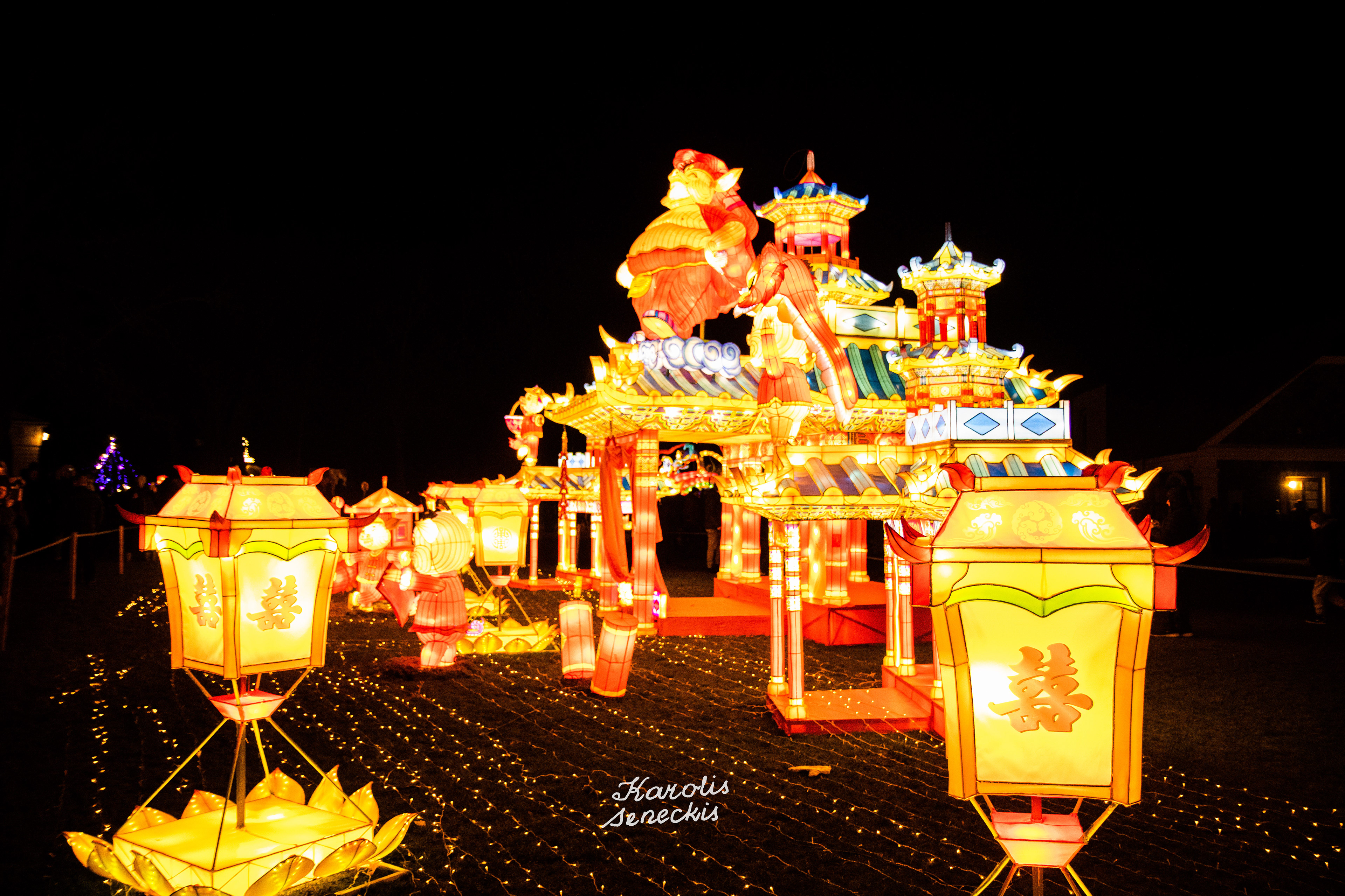 Pakruojis Manor Chinese Lanterns 2019