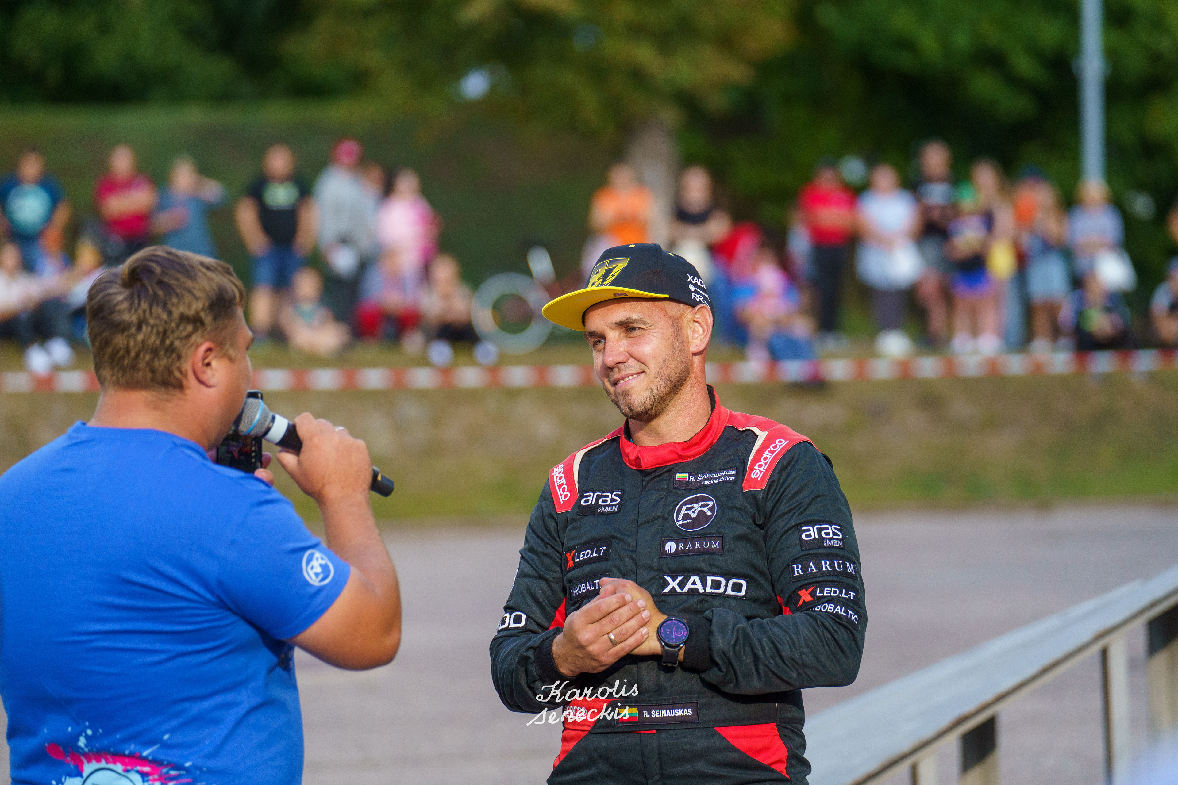 Renaldas Šeinauskas at the Utena City Festival