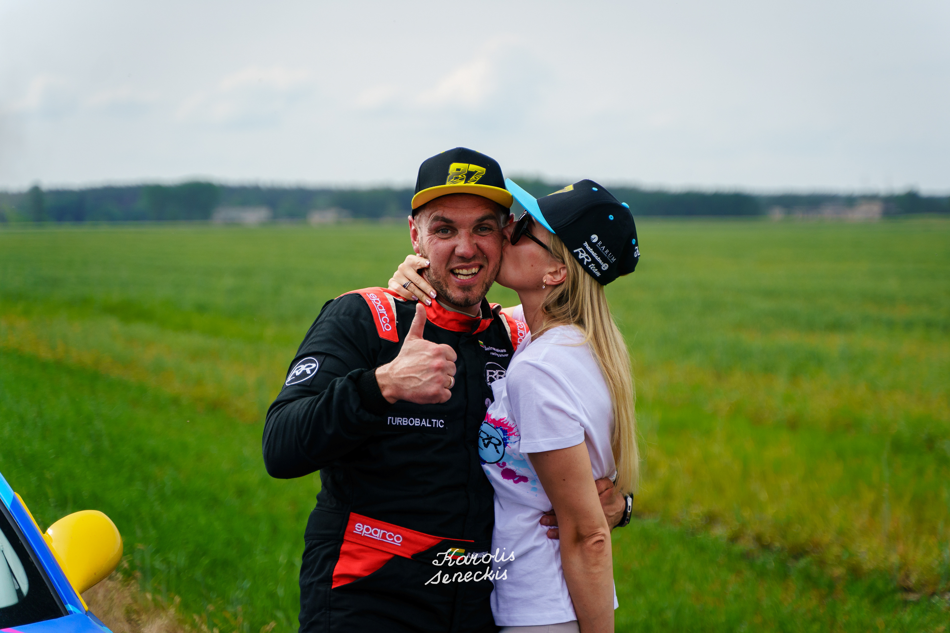 Lithuanian record Car jump across the river 2023