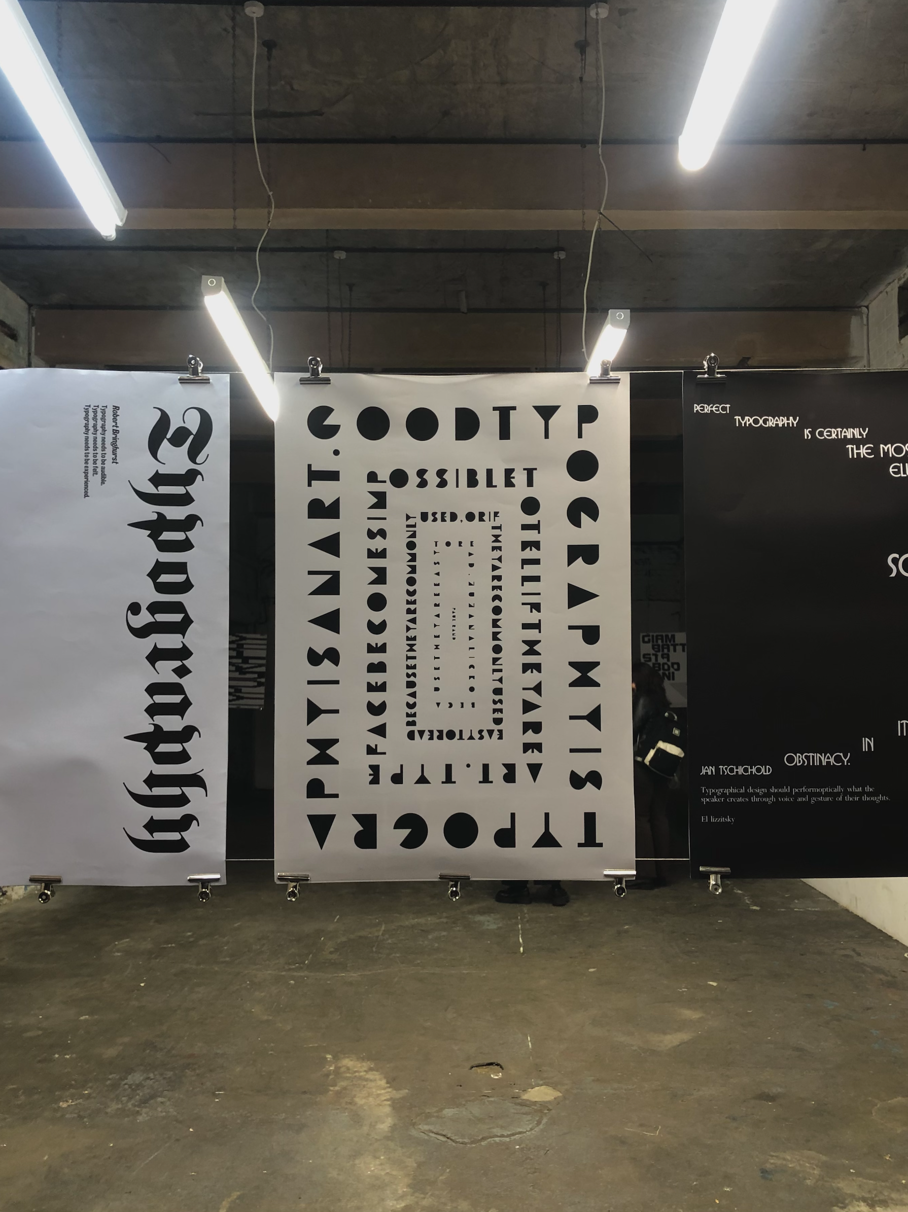 Snapshot from an exhibition