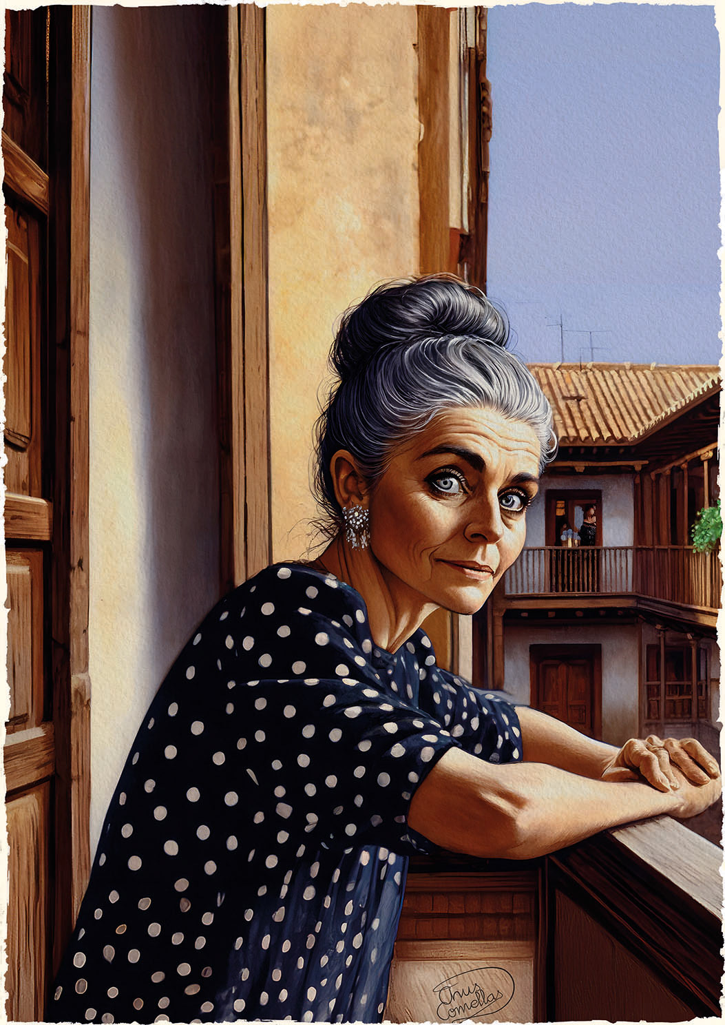 Tarde de verano en la Corrala