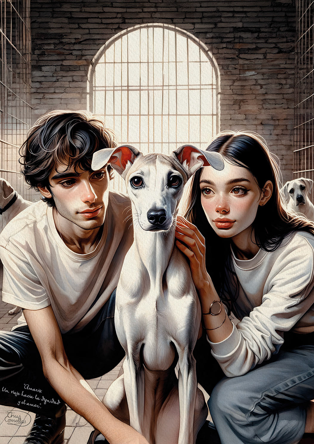 La belleza del galgo