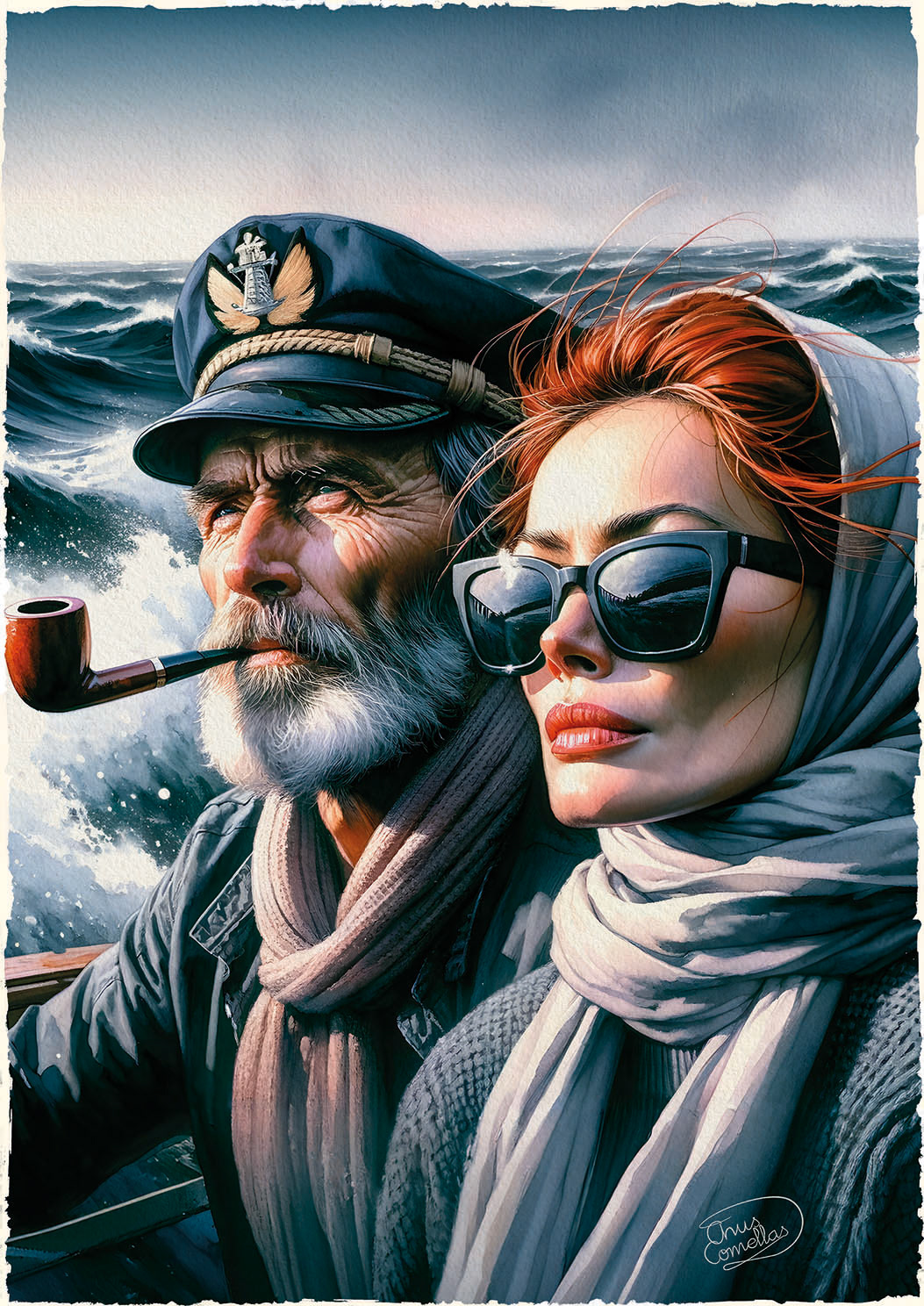 Navegando con tormenta