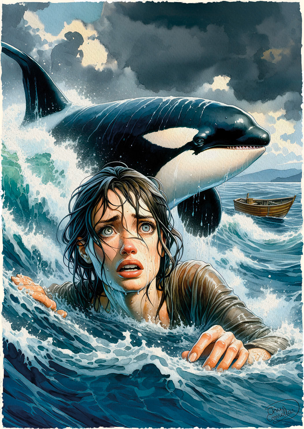 A la deriva con una orca