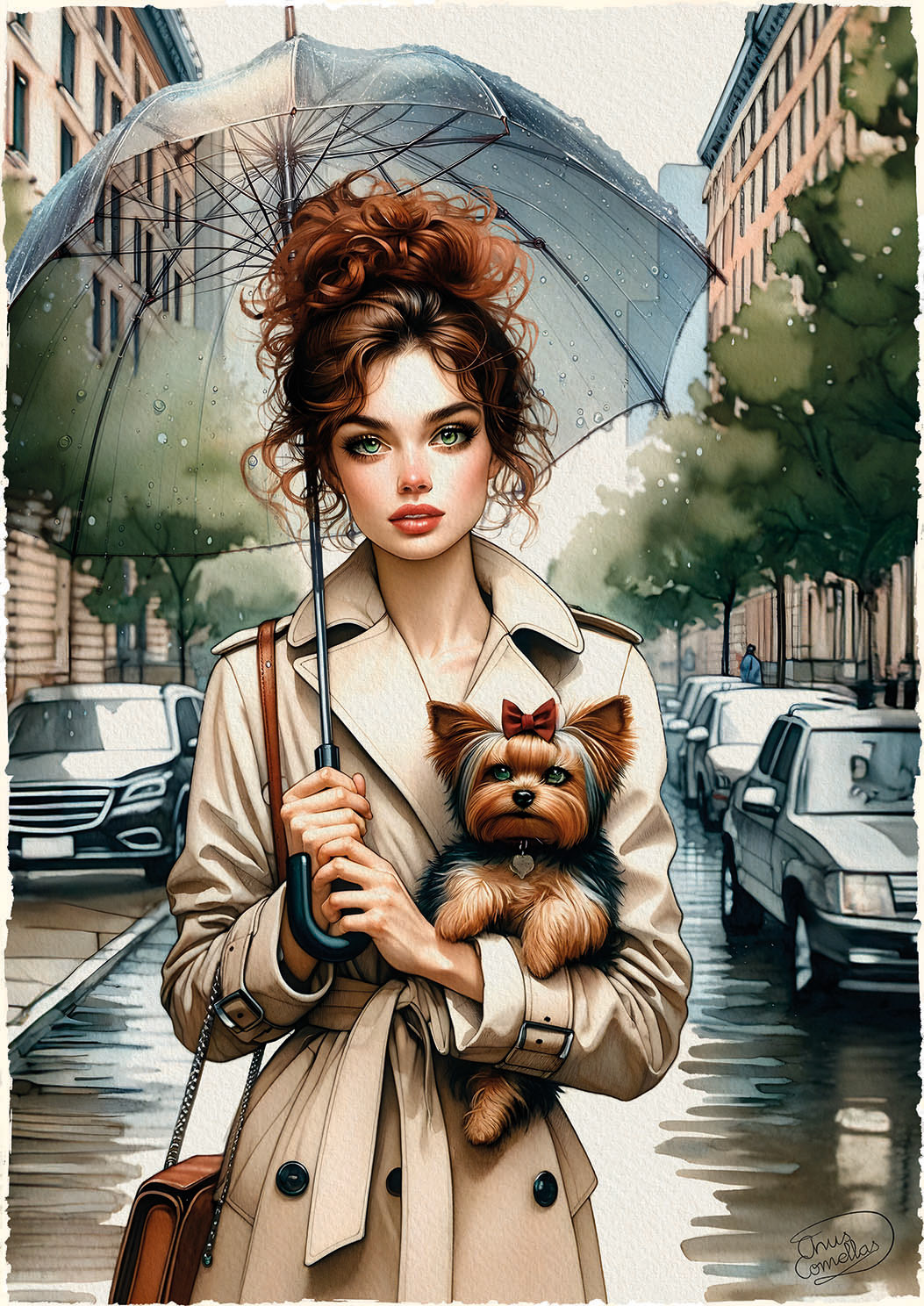 Dia lluvioso con mi compañero