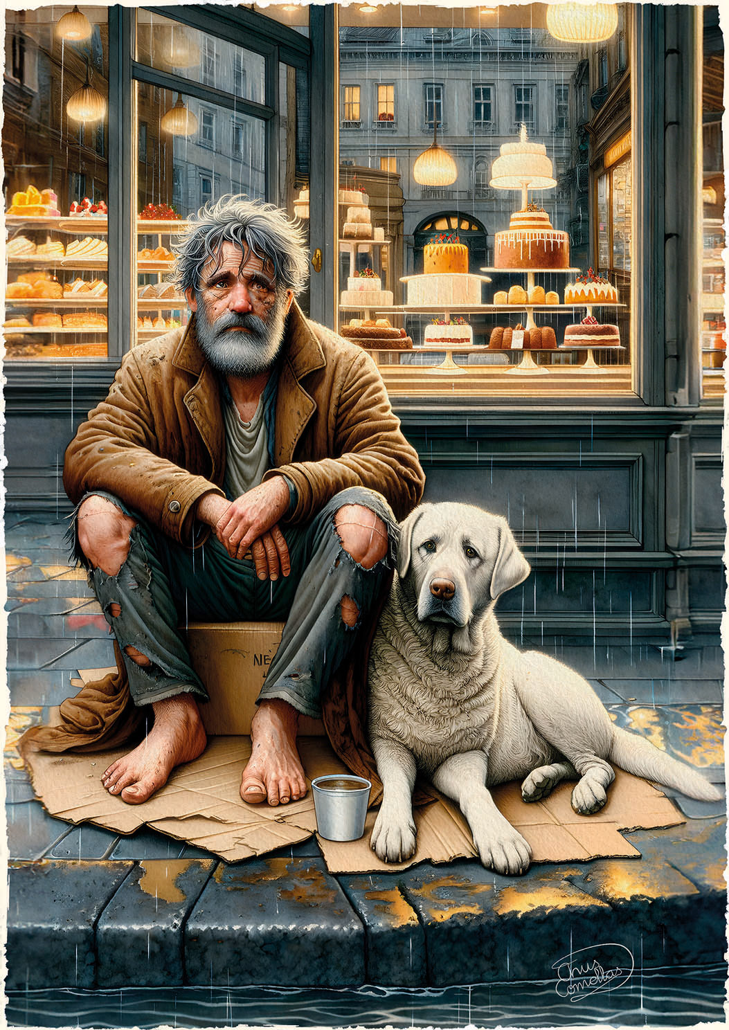 Refugio bajo la Lluvia