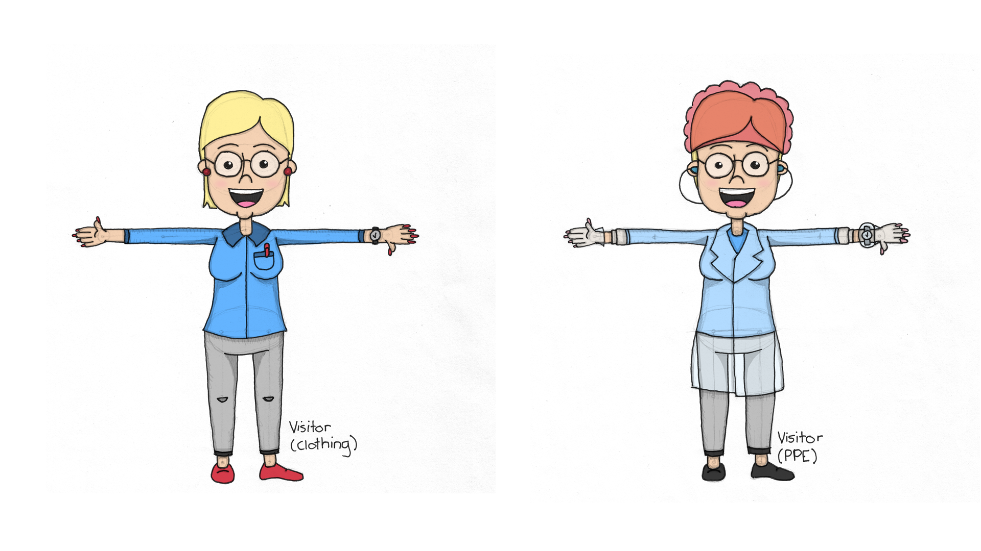 Character Design - Visitor