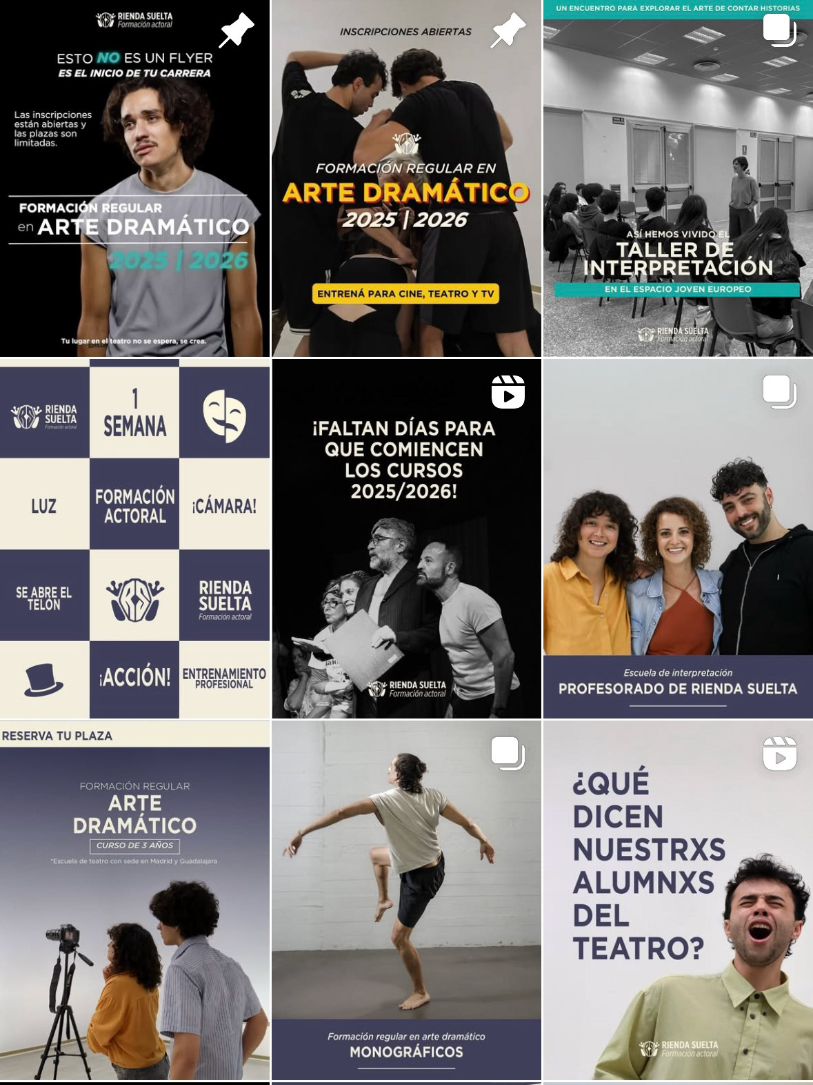 ESCUELA DE TEATRO — MADRID Full Management Case