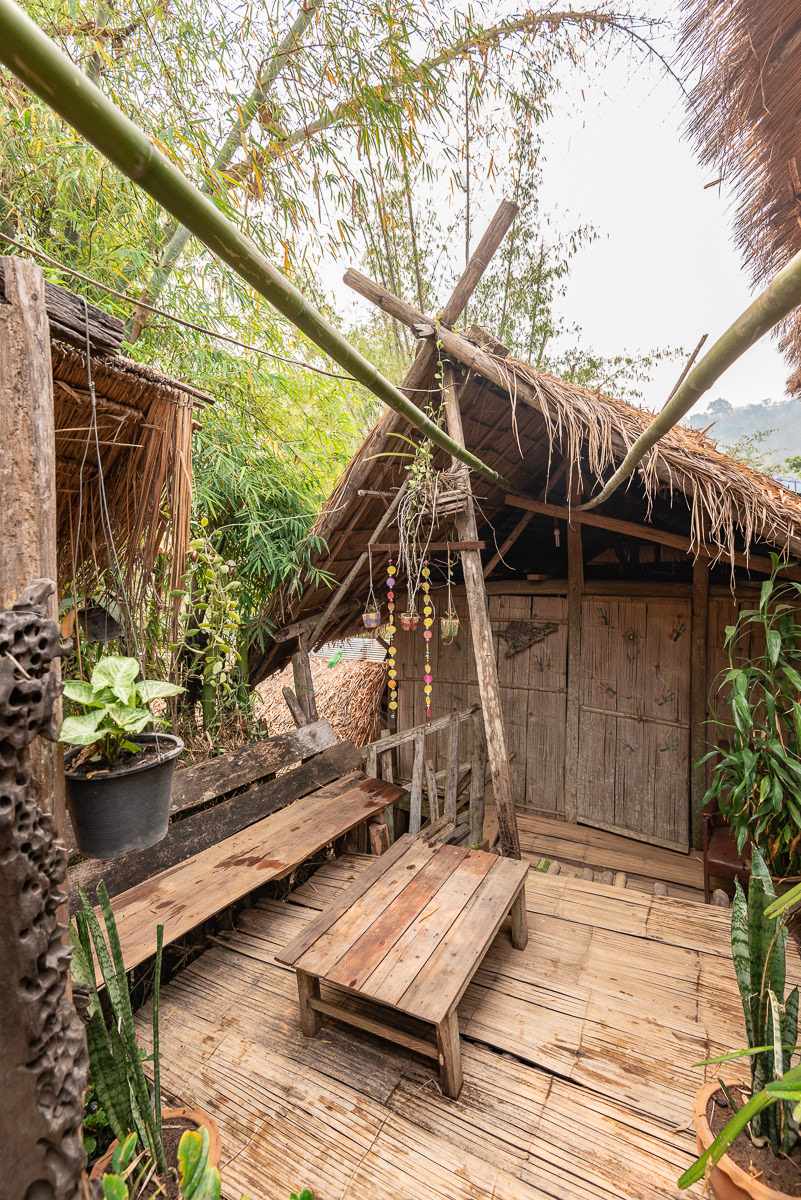 Guest quarters... our homestay at Ban Apha Pattana village is one of around 50 Akha villages in the region that are home jointly to around 60,000 tribal people